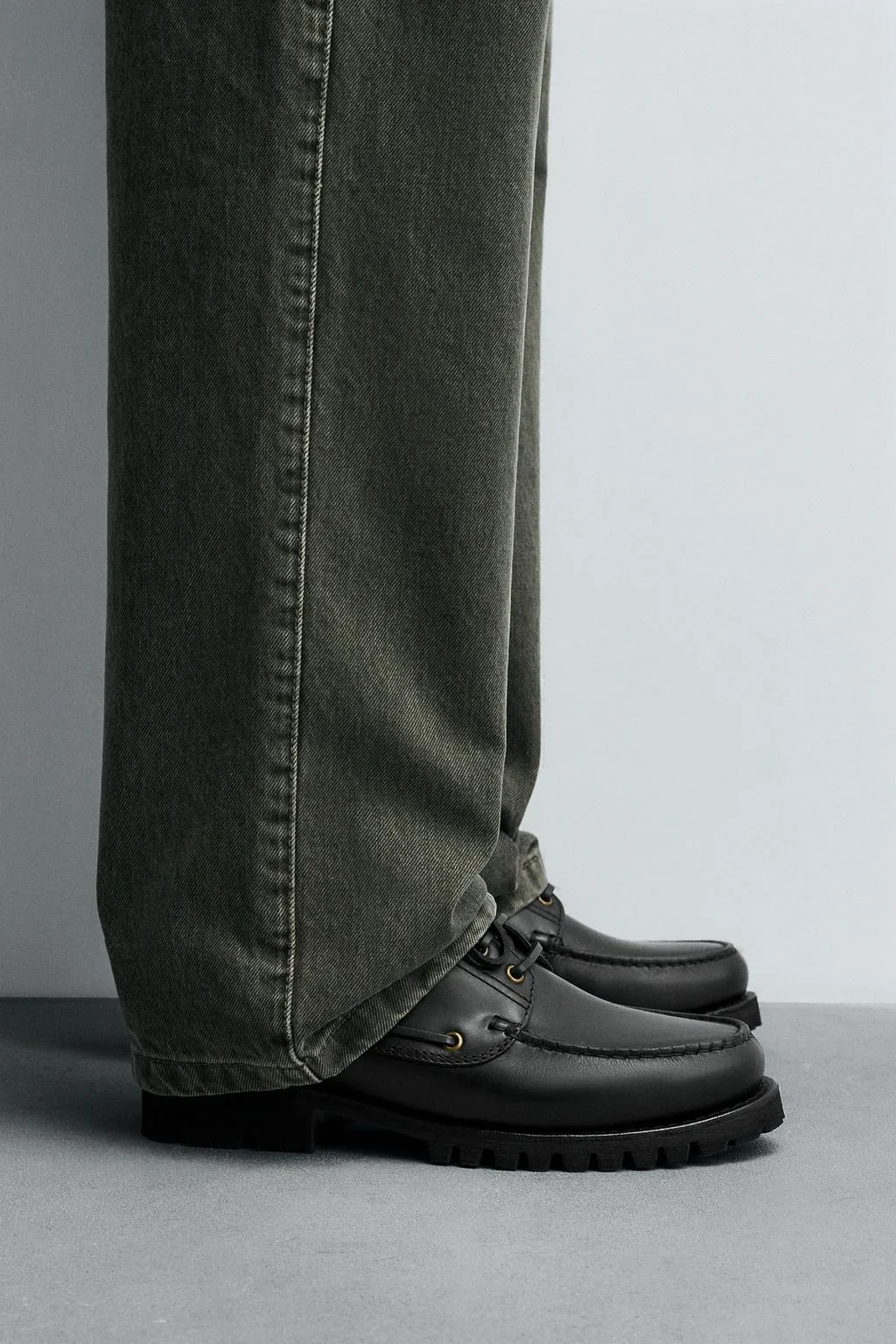 Кожаные палубные туфли — Форд