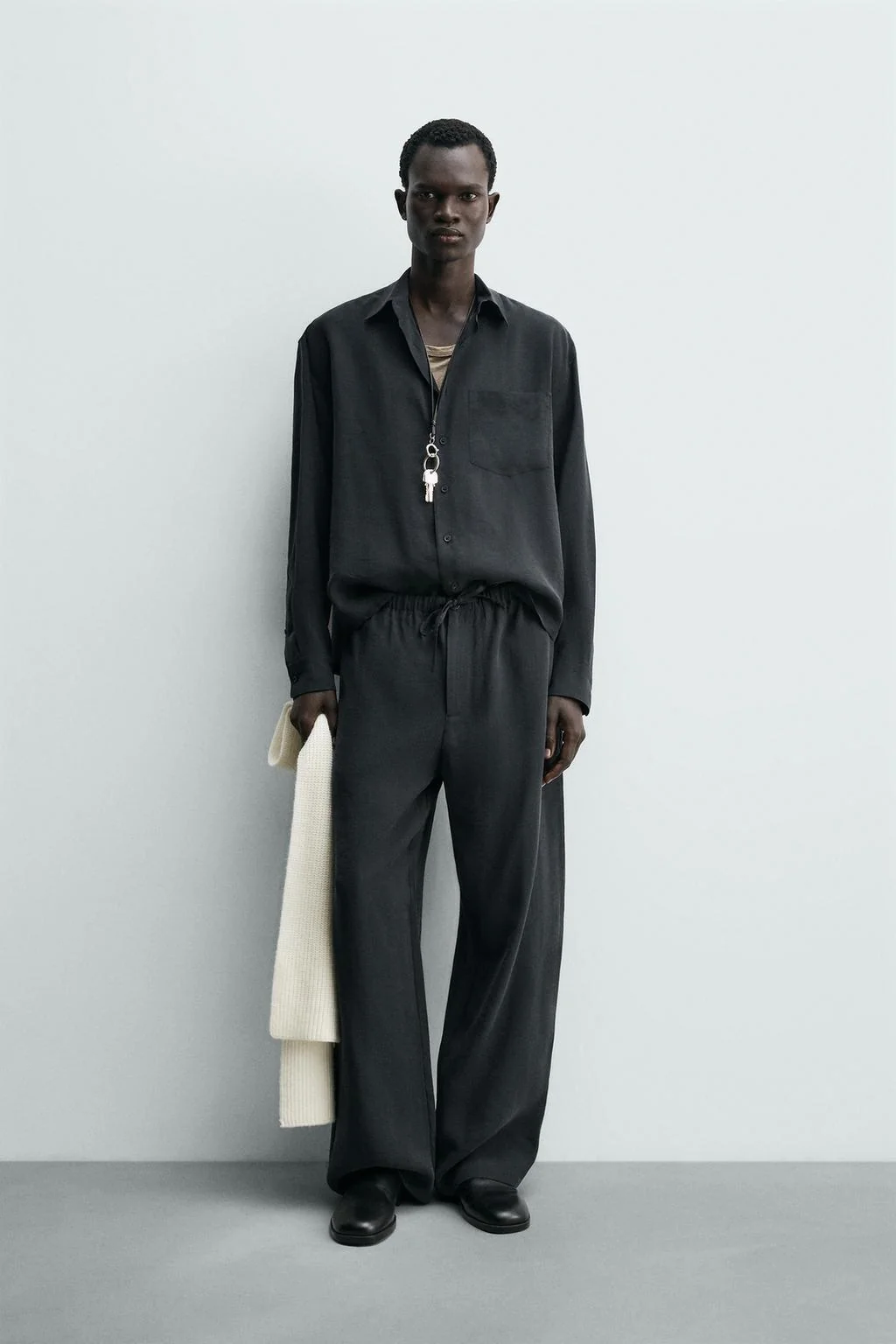 Брюки свободного кроя