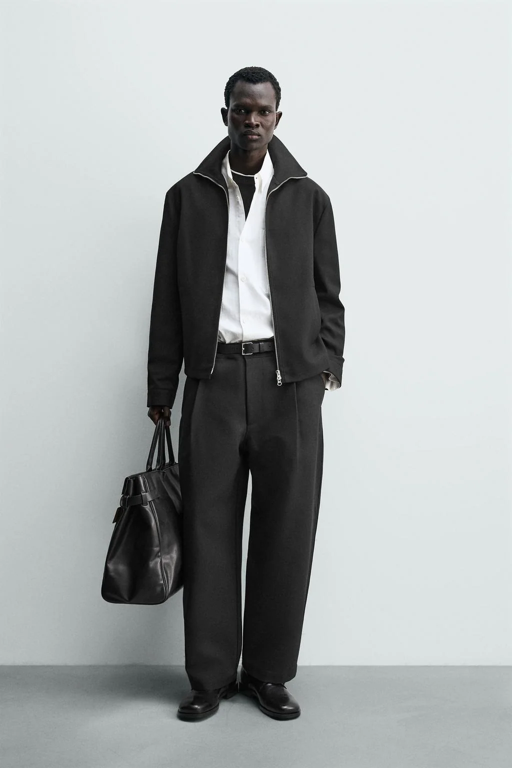 Верхняя рубашка из текстурированного твила