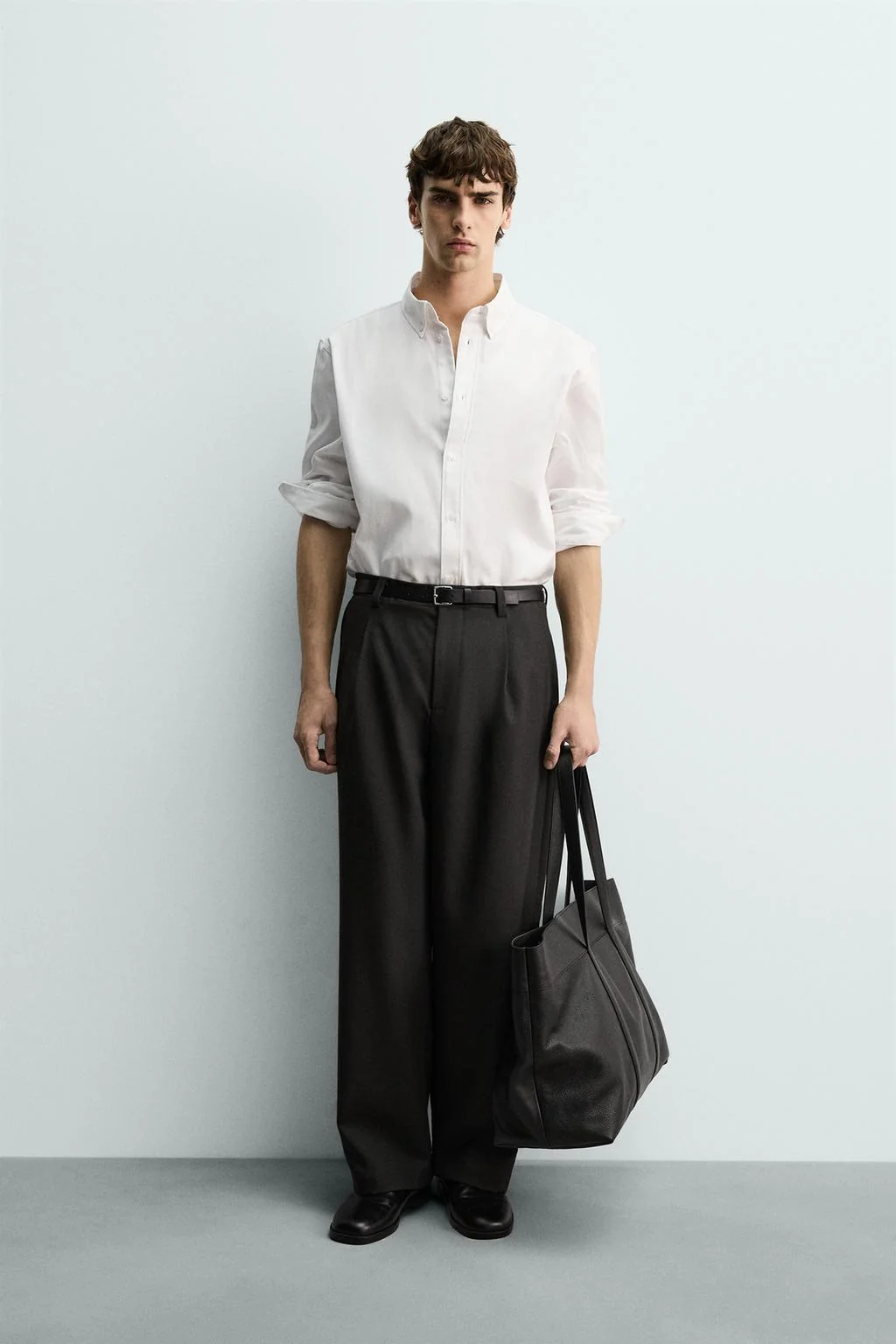 Рубашка регулярной посадки с текстурой