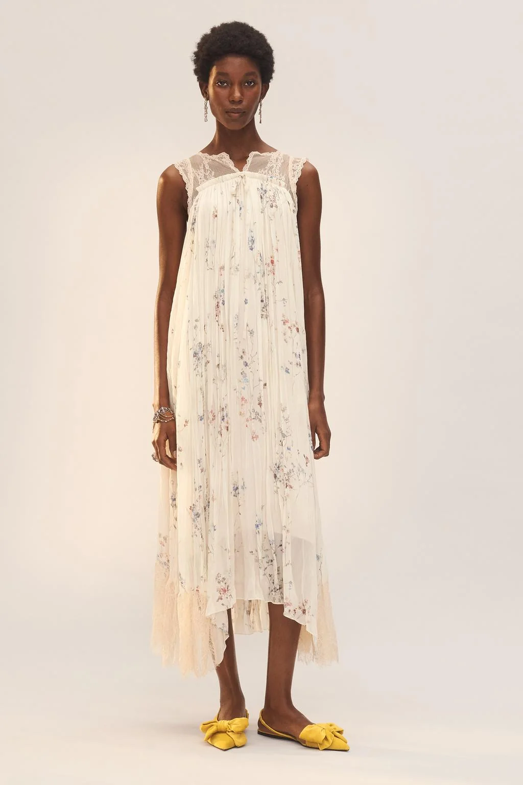 Лимитированная серия комбинированное кружевное платье — КОЛЛЕКЦИЯ ZARA STUDIO