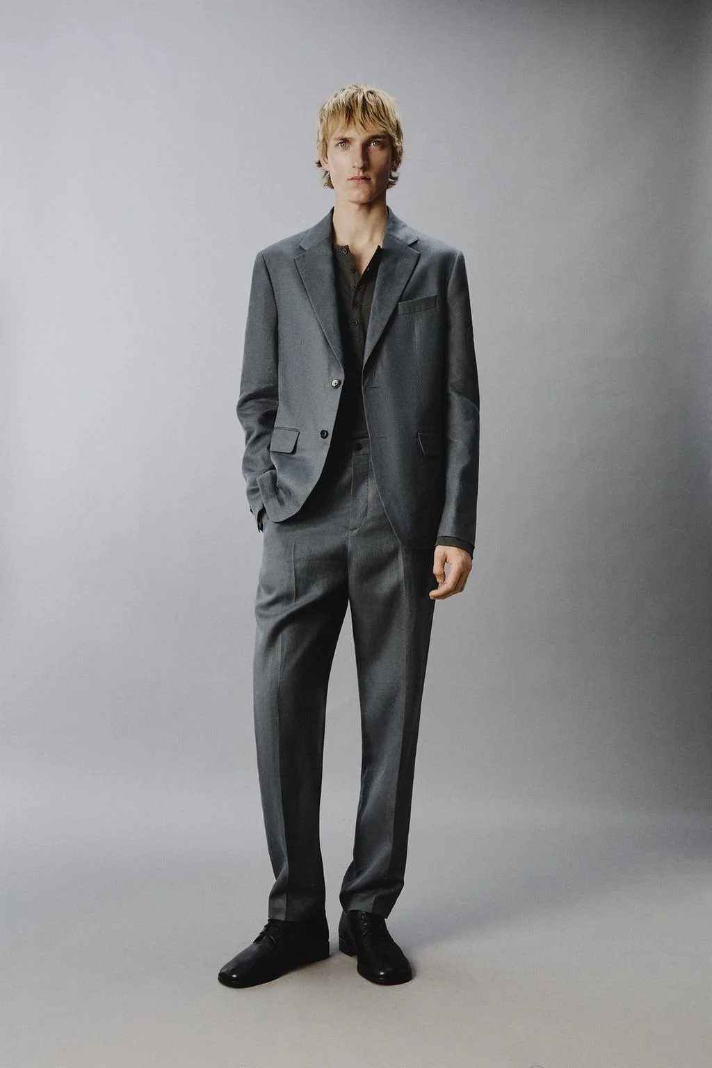 Пиджак для костюма из 100% льна — Льняная