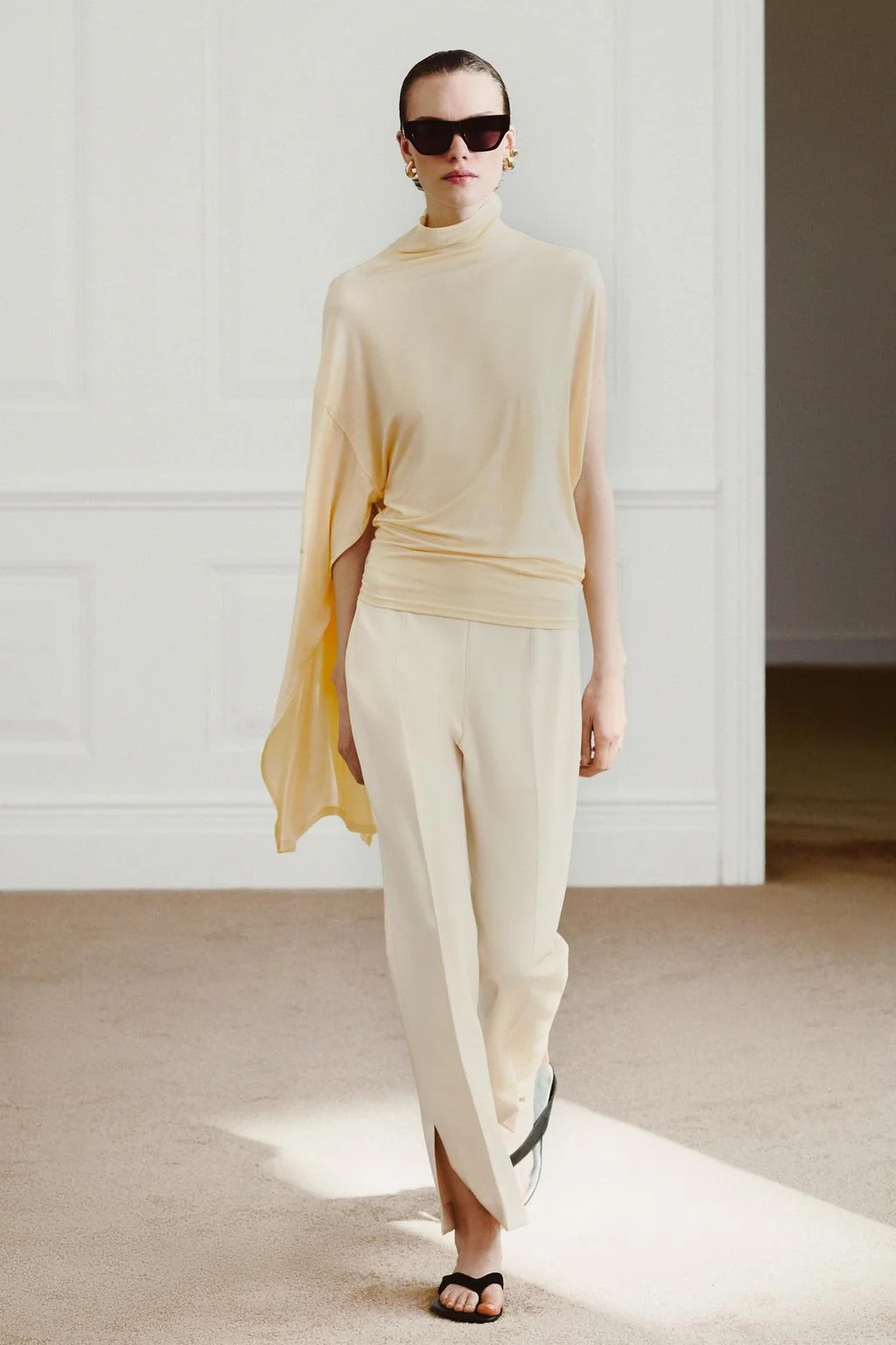 ZW COLLECTION Брюки с завышенной талией укороченного кроя