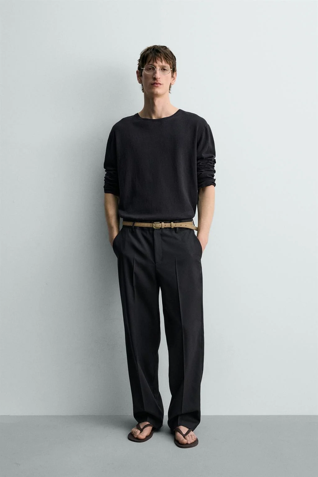 Лёгкий свитер из хлопка и льна — Сутенеры