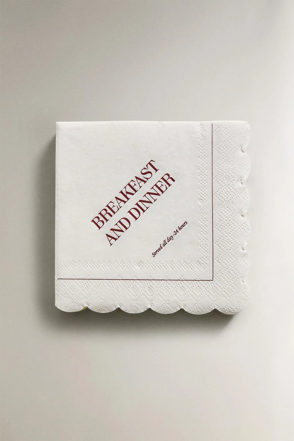 Набор из 20 бумажных салфеток для завтрака