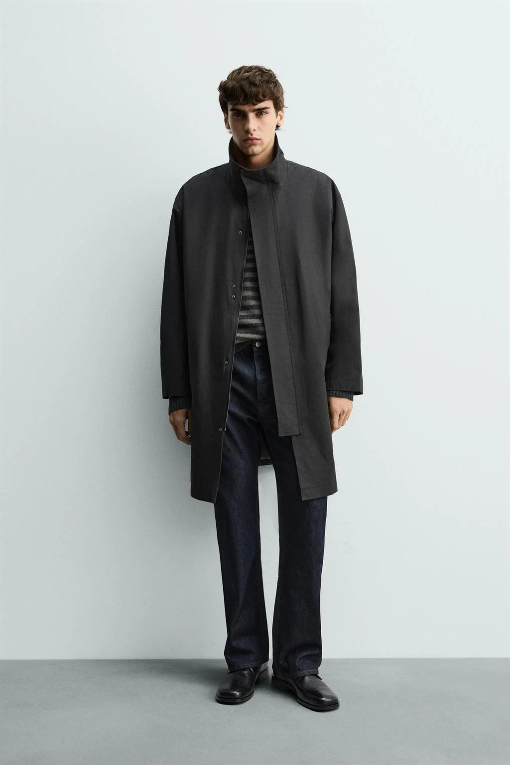 Парка свободного кроя — Пальто