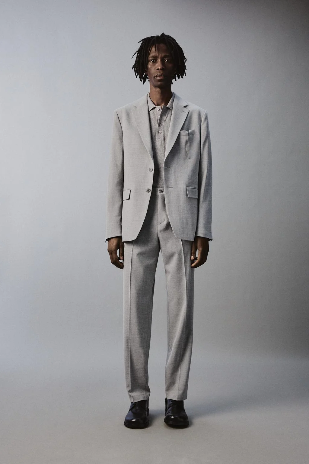 Брюки костюмные с текстурой