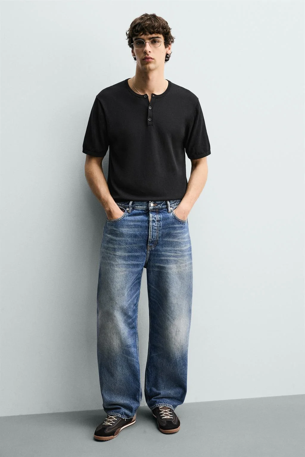 Кроссовки в ретро-стиле — Кожа