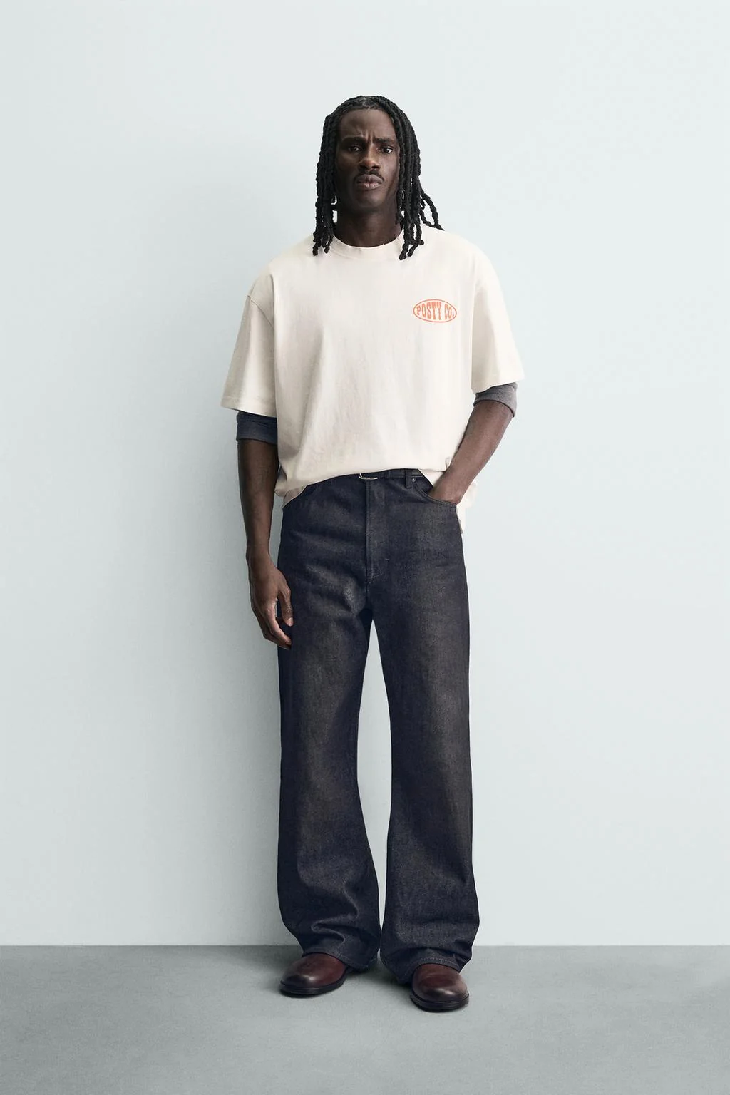 Футболка с графическим принтом POST MALONE™