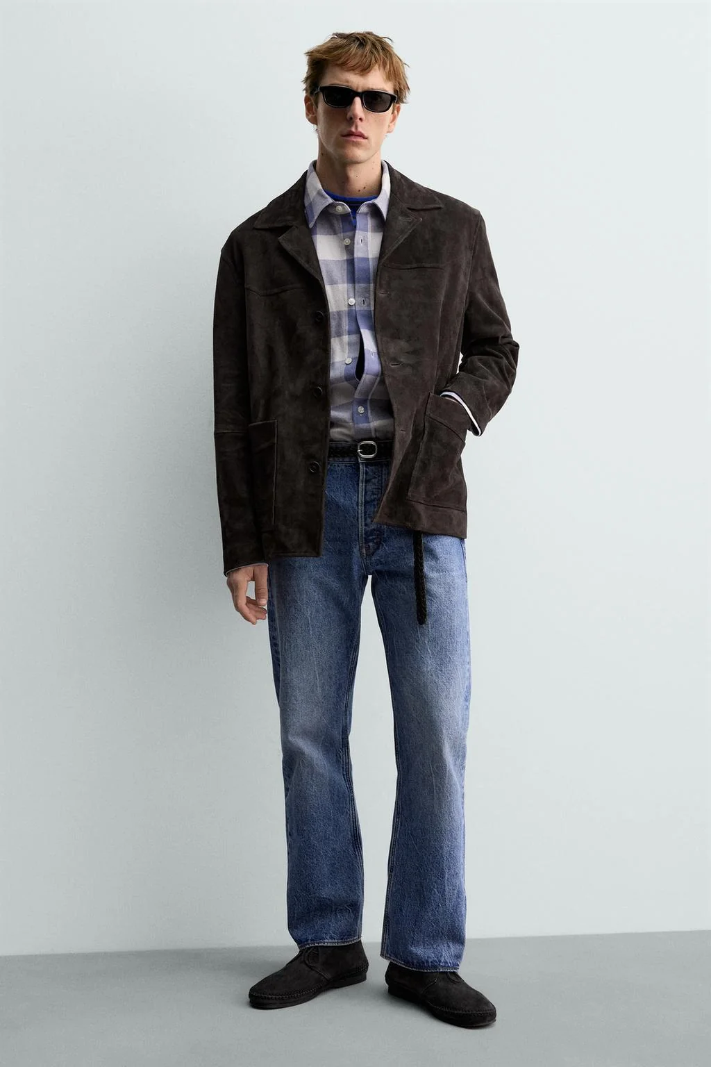 Кожаная обувь с подошвой VIBRAM® AARON LEVINE X ZARA