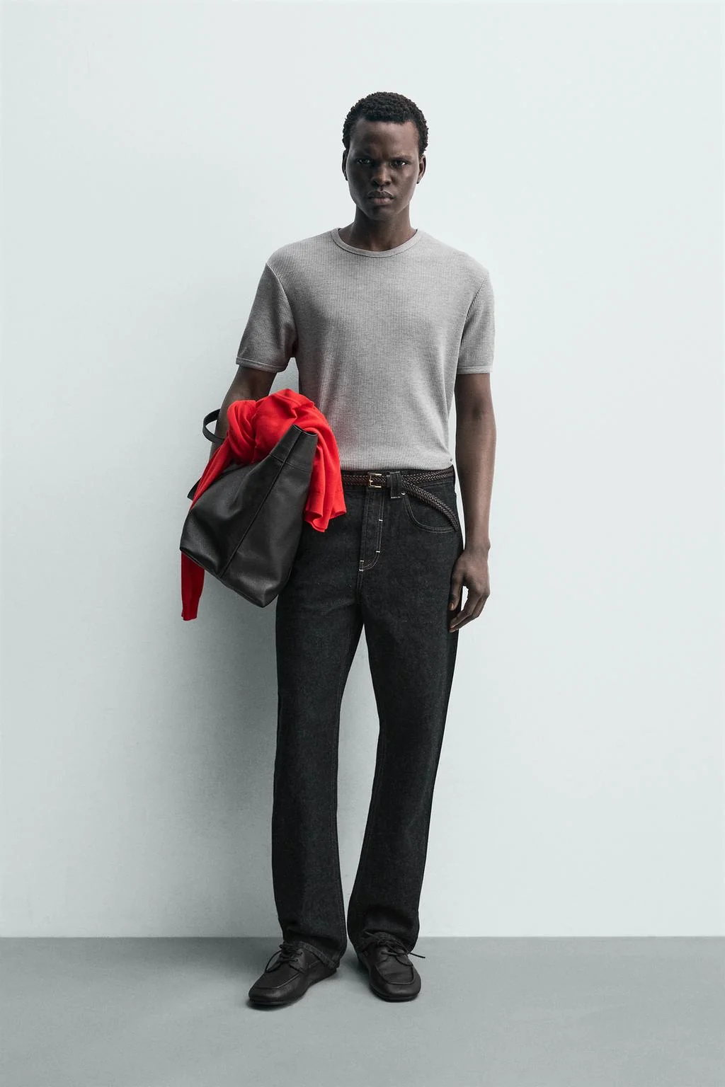 Футболка из вафельного трикотажа — Термальные с клеткой