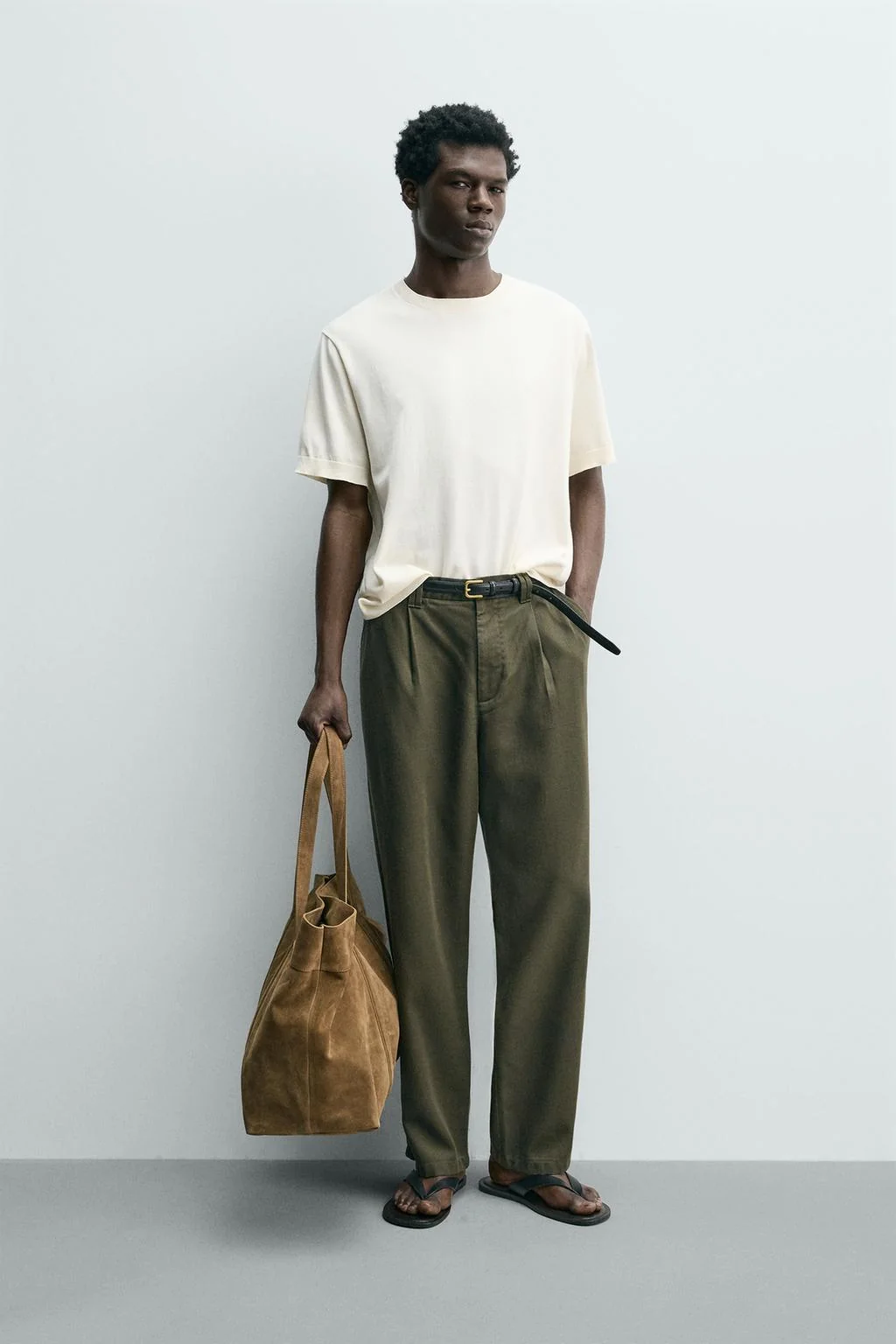 Лёгкая трикотажная хлопковая футболка