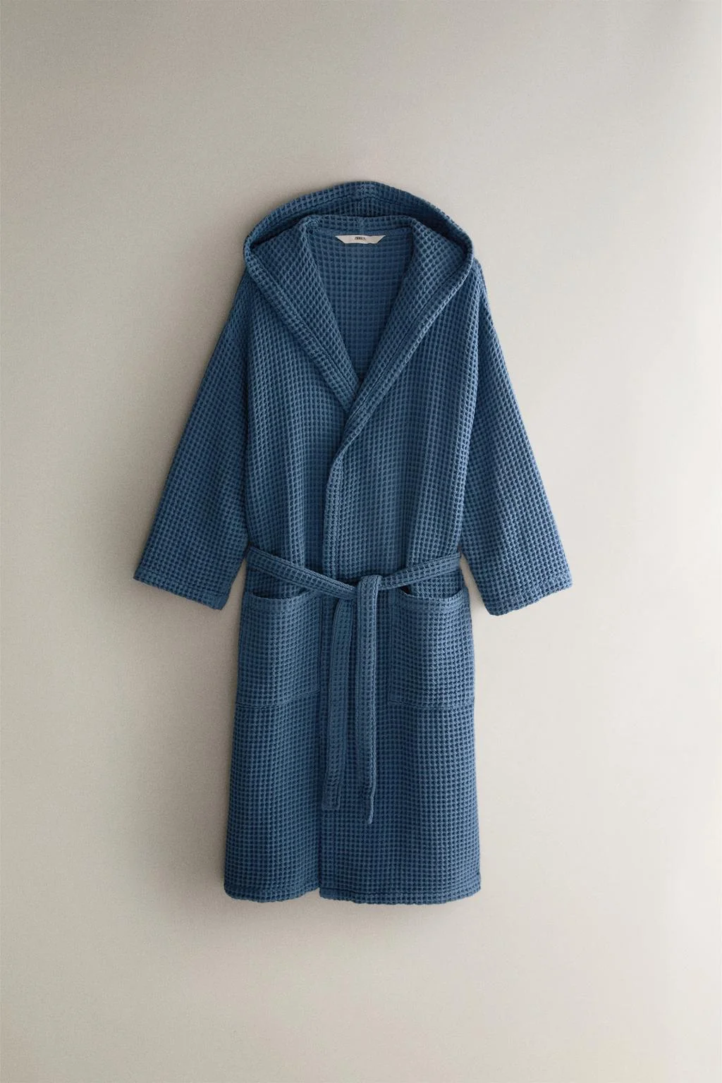 Халат для ванной из хлопка с вафельной текстурой — Плащи и тапочки для ванной