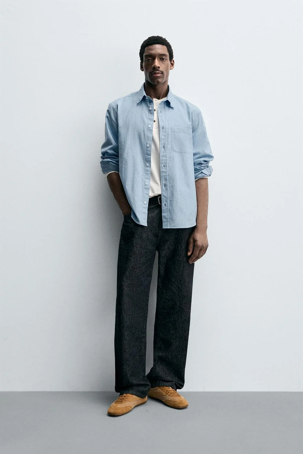 Мягкая хлопковая рубашка