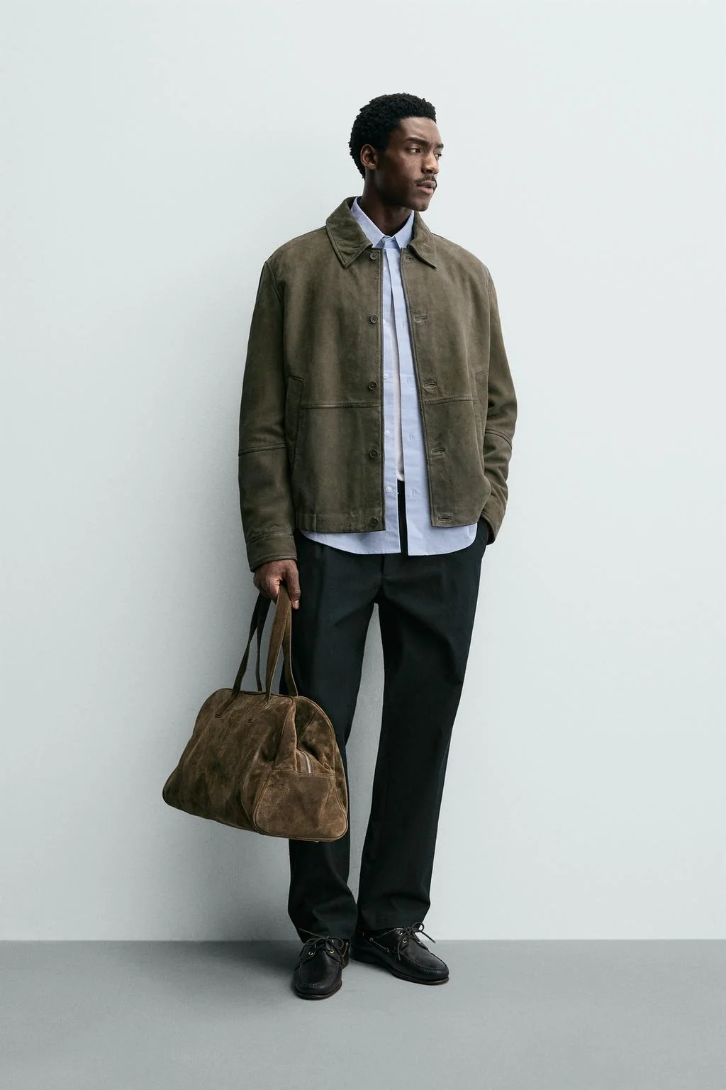 Замшевая кожаная куртка — Кожа