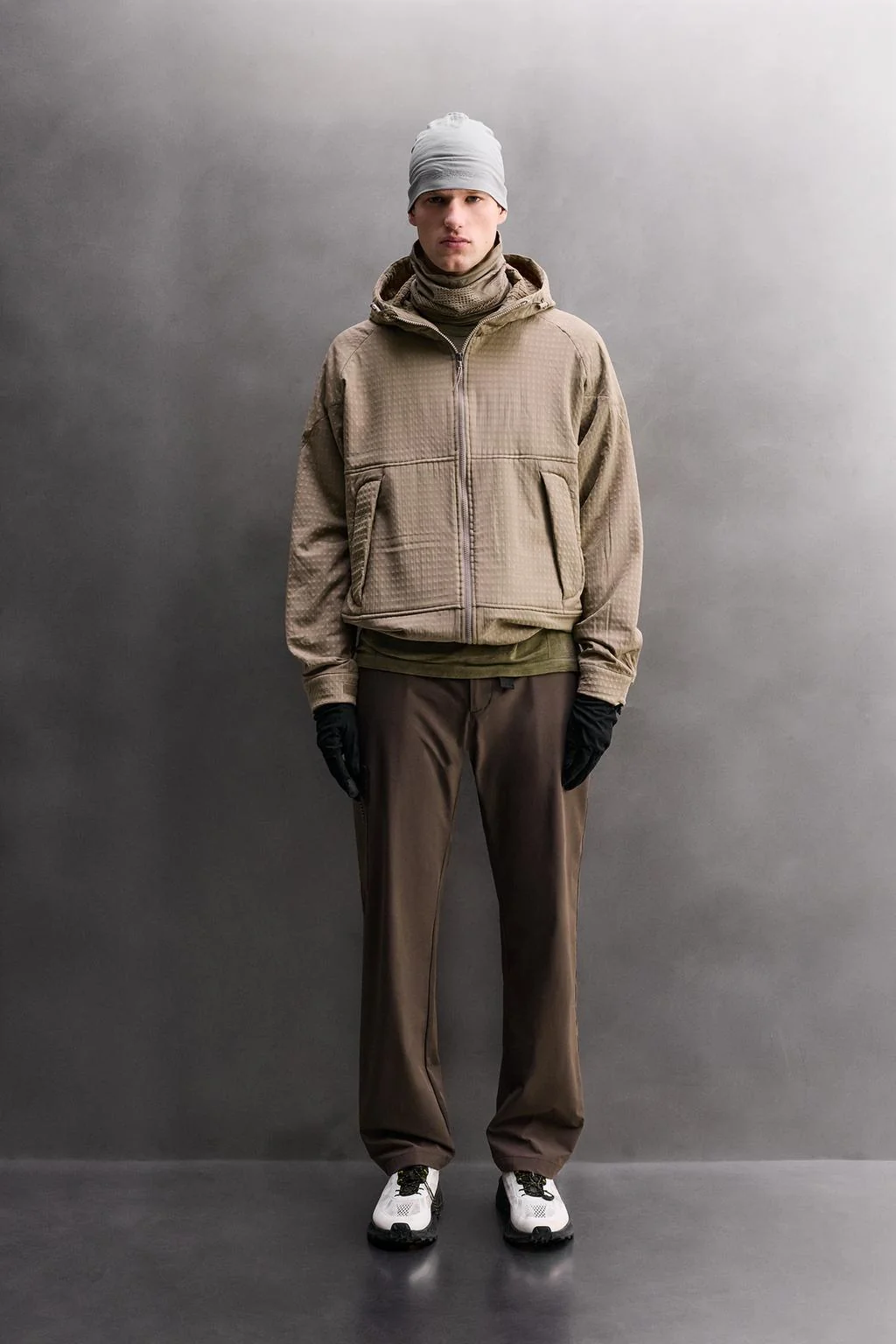 Свитшот из технического флиса — Худи