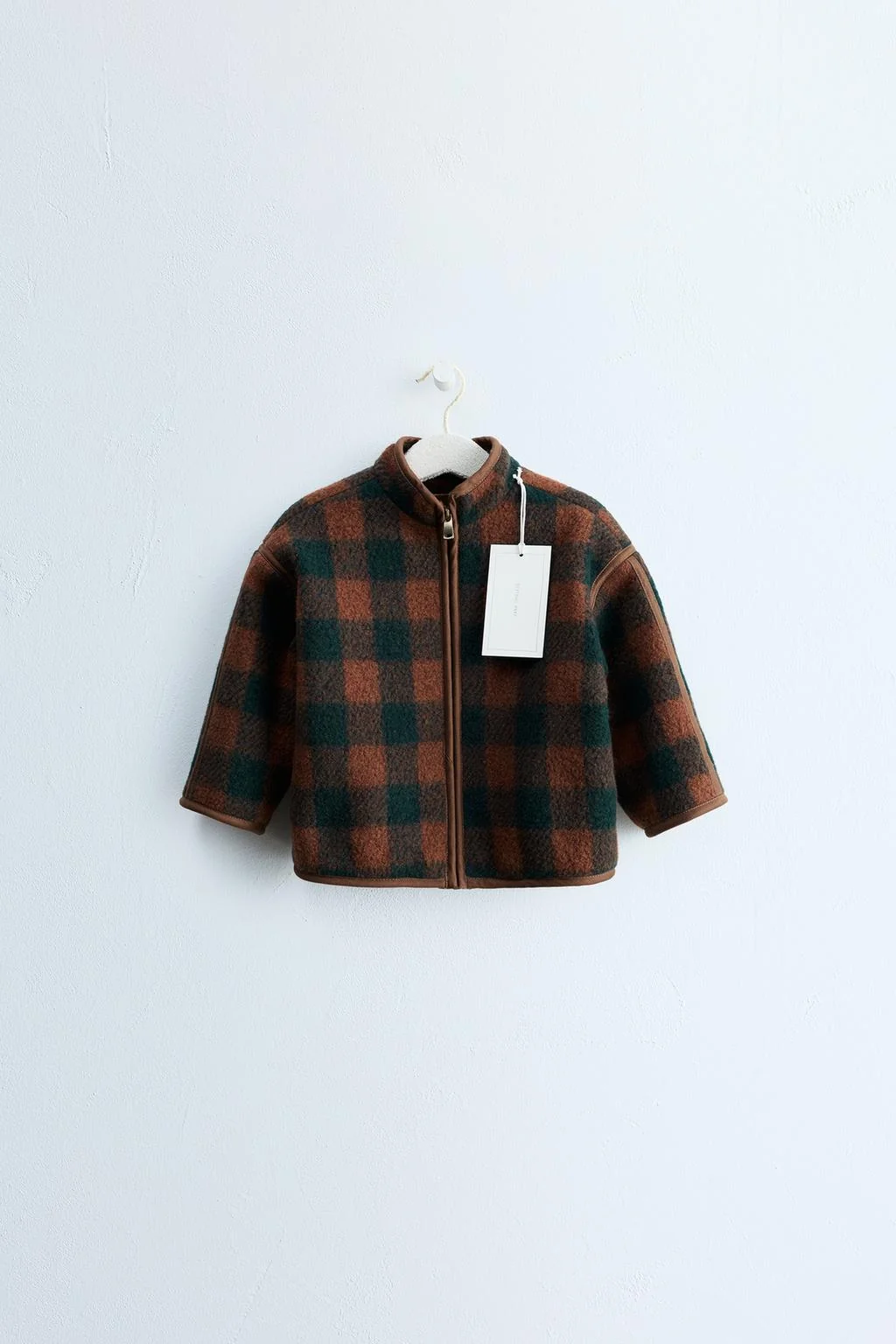 ZARA TIMELESS - куртка из шерстяной смеси в клетку