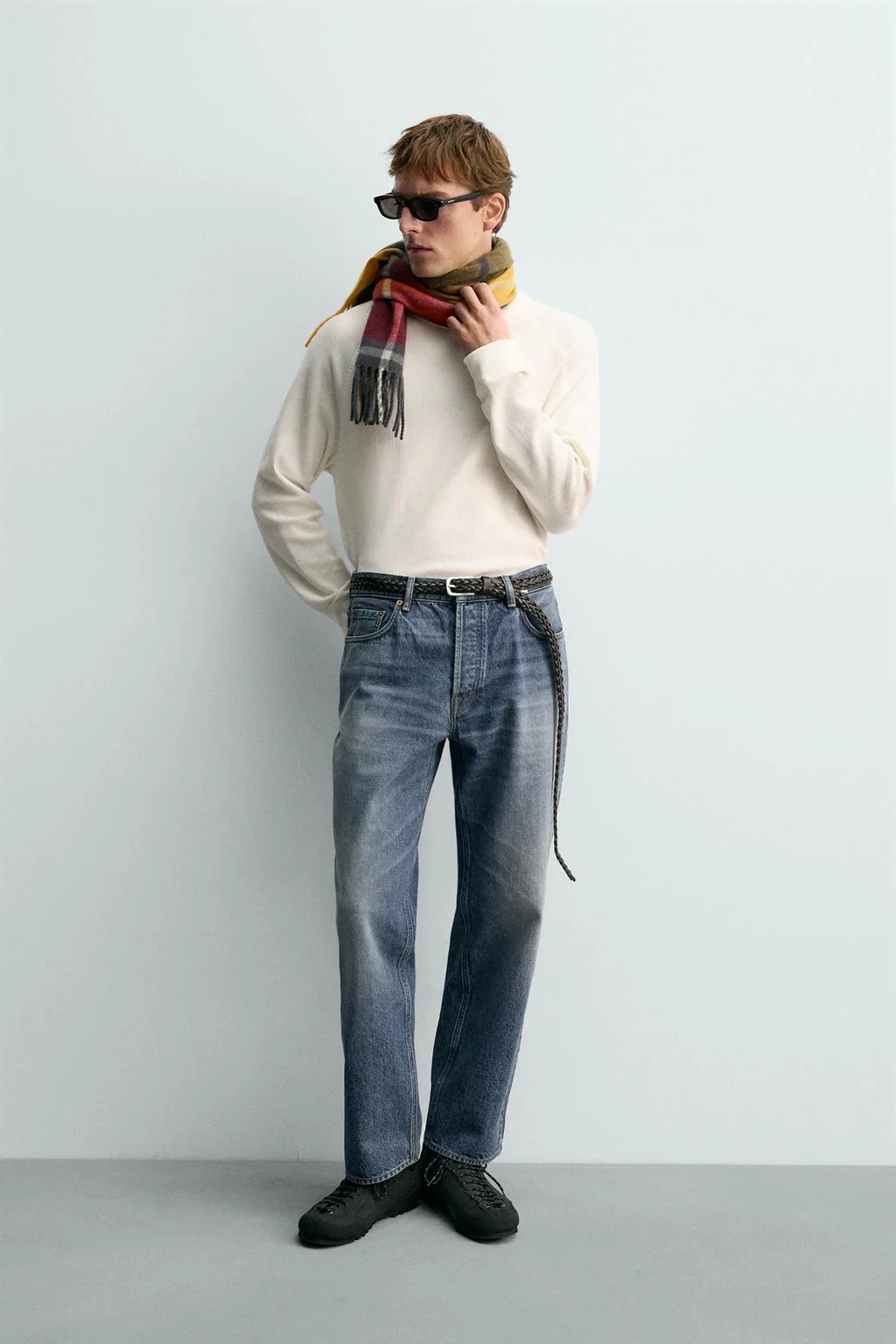 Футболка AARON LEVINE X ZARA вафельный трикотаж