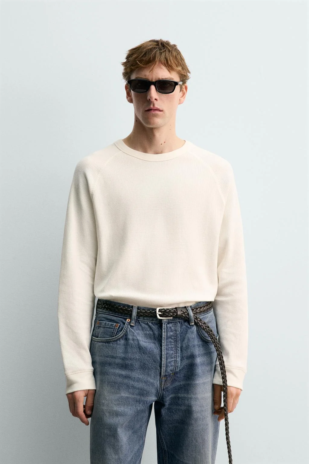 Футболка AARON LEVINE X ZARA вафельный трикотаж