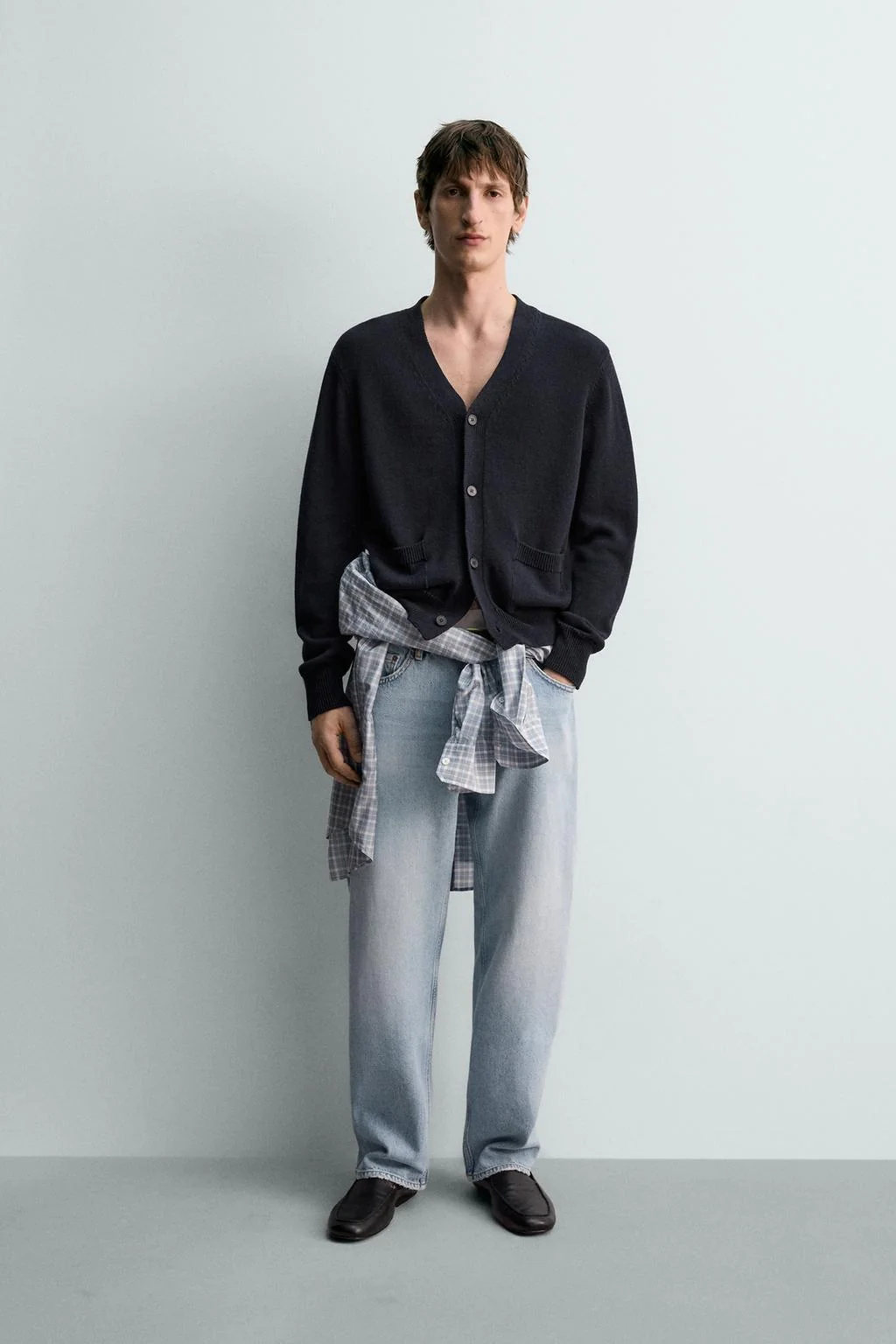 Прямые джинсы