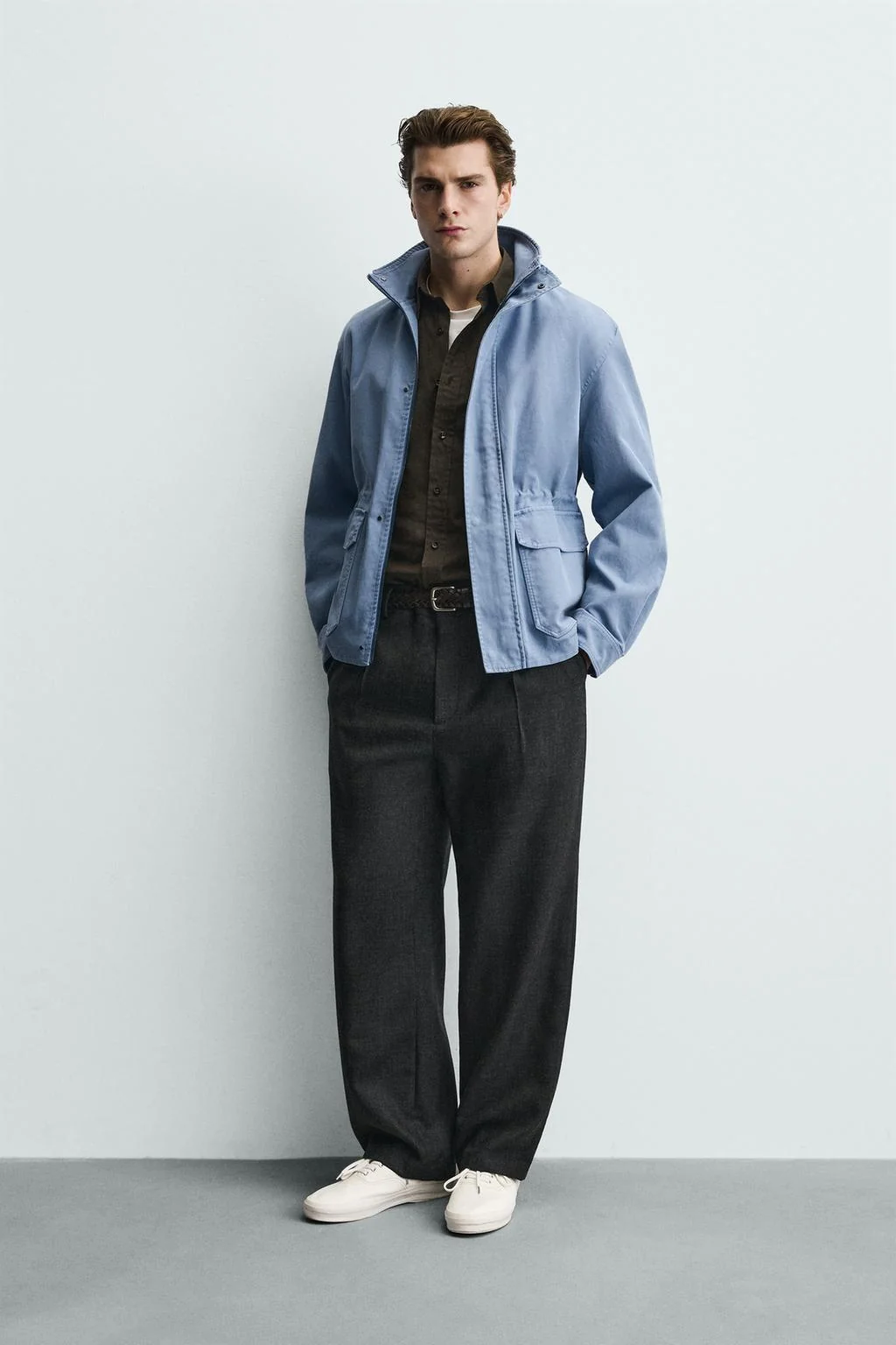 Куртка из хлопка с обычной посадкой и эффектом стирки — Jackets