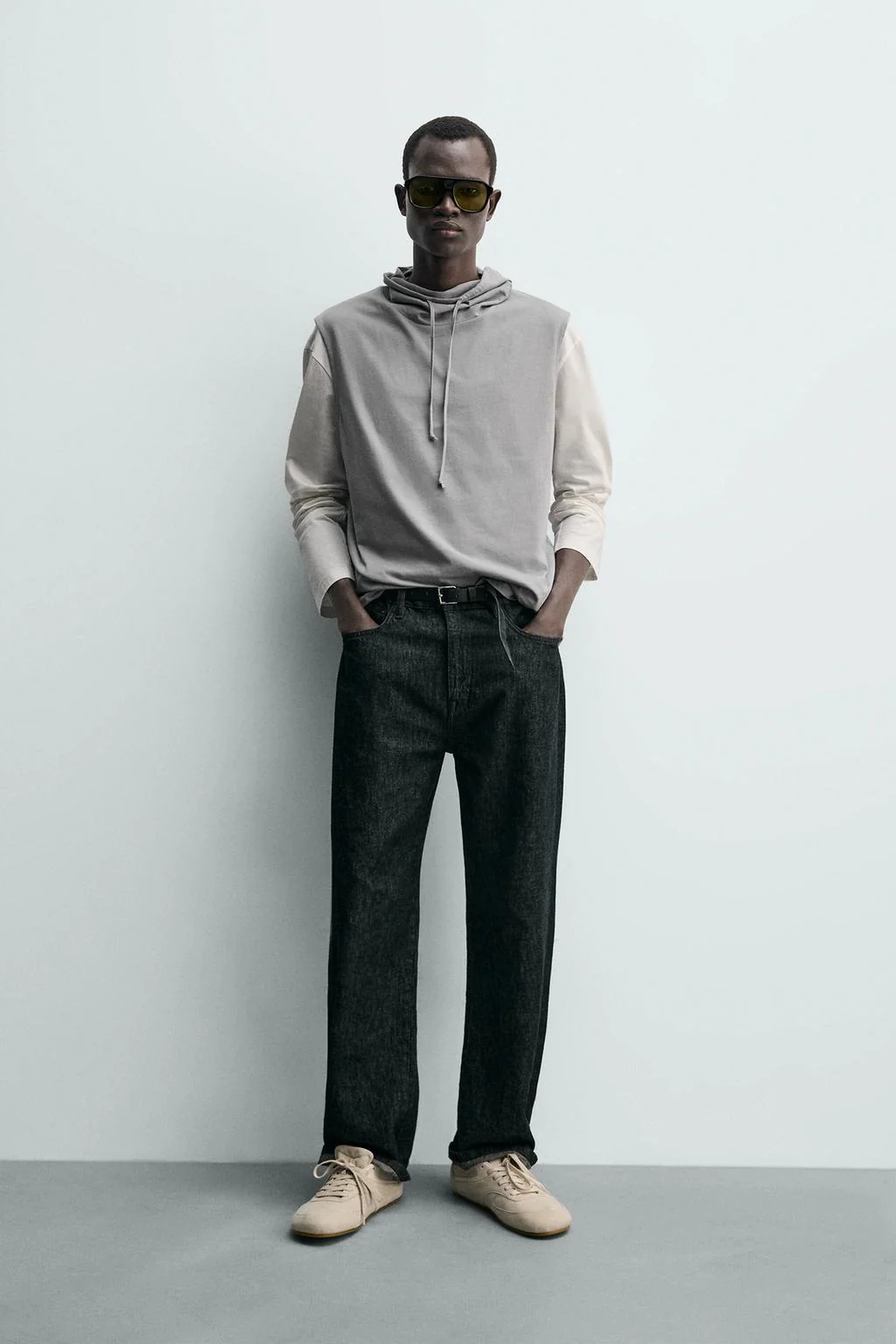 Топ с регулируемой горловиной — Без рукавов