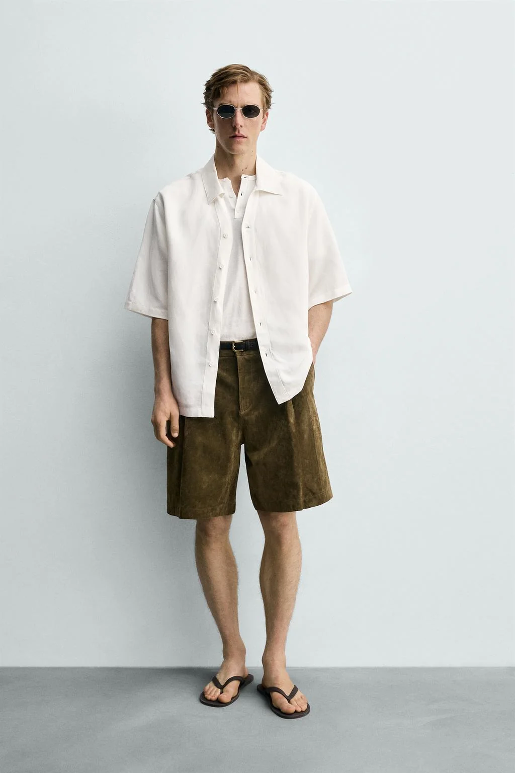 Рубашка из вискозы/льна, струящаяся — Мероприятия