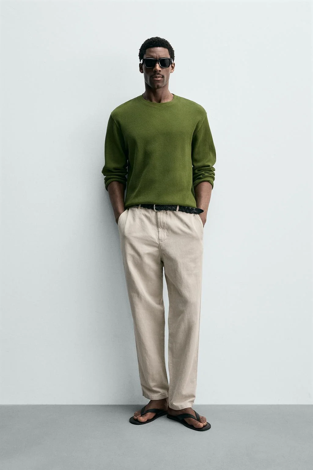 Брюки прямого кроя со свободной посадкой — Брюки