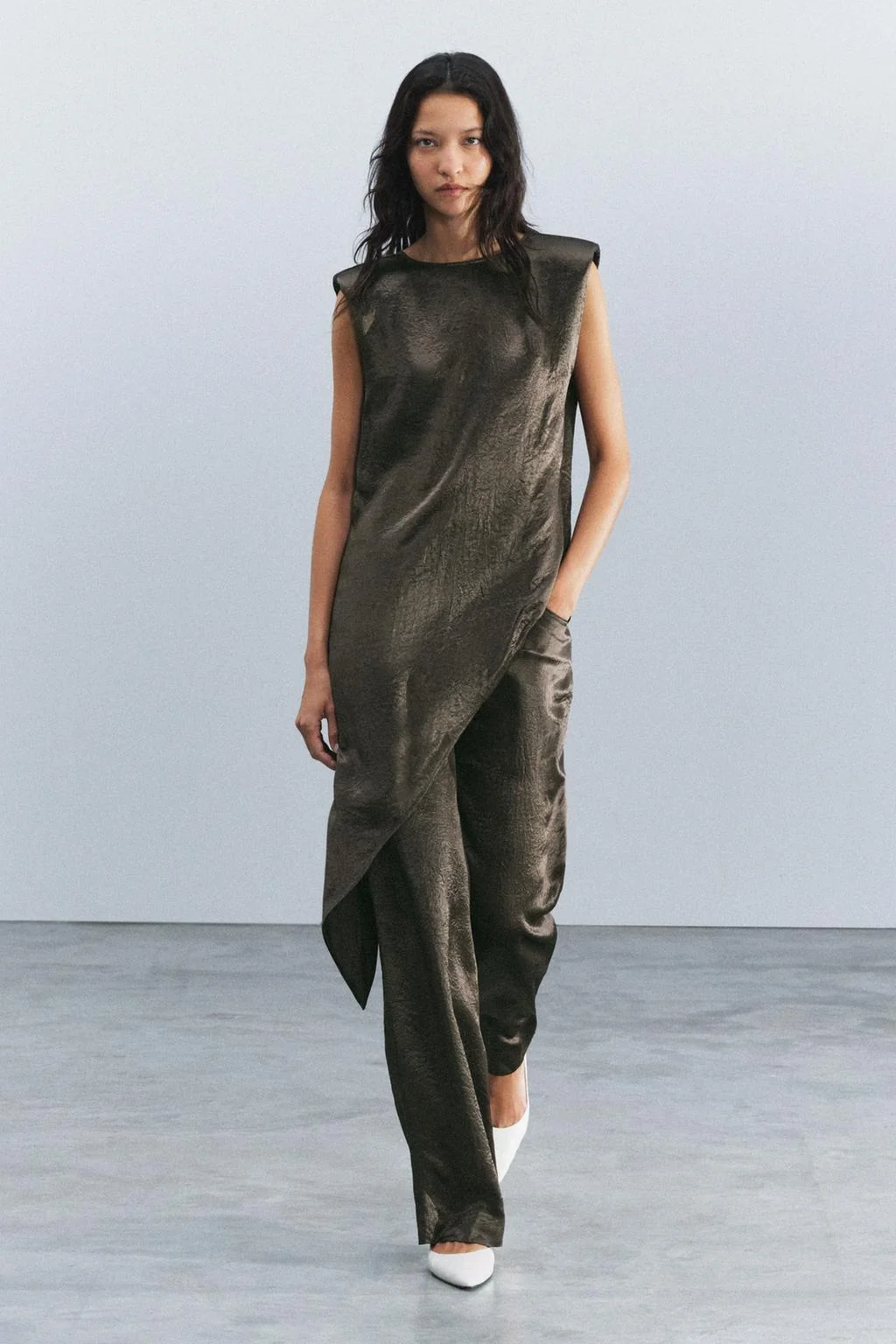 ZW COLLECTION атласные брюки