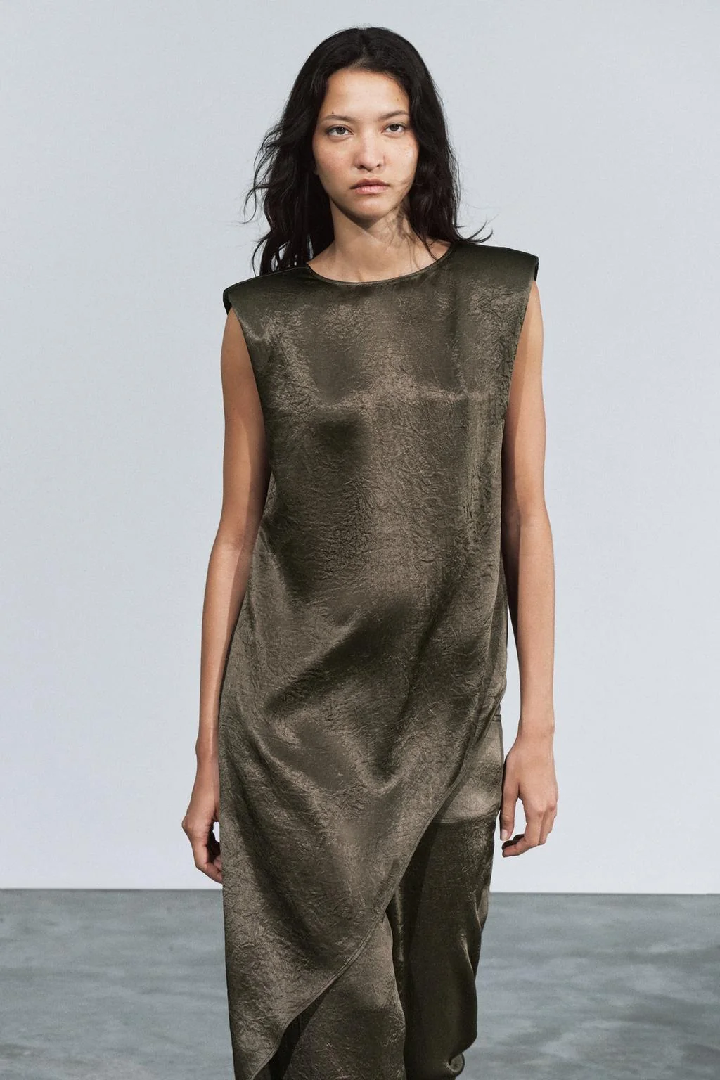 ZW COLLECTION атласный топ
