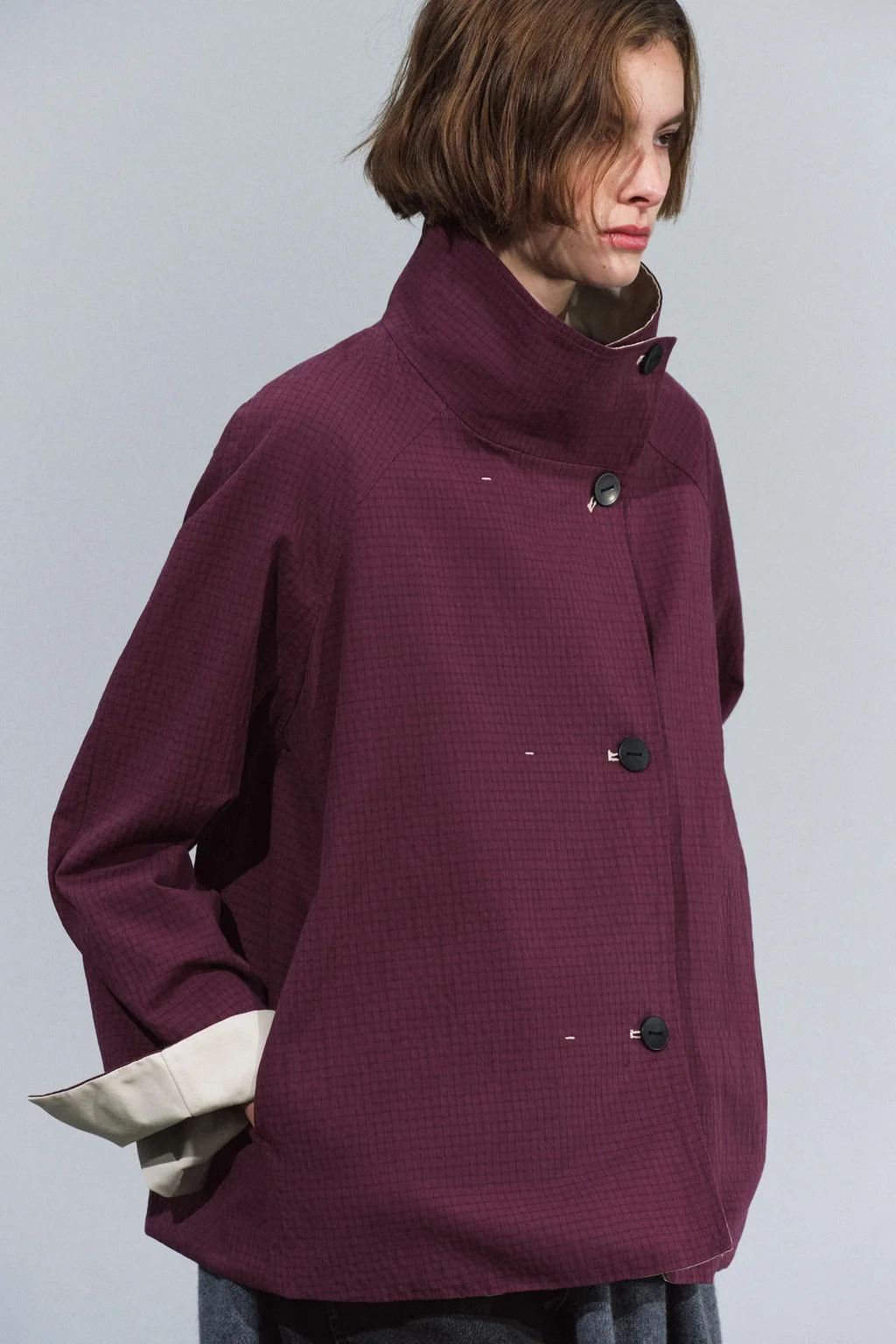 ZW COLLECTION двусторонний короткий тренч
