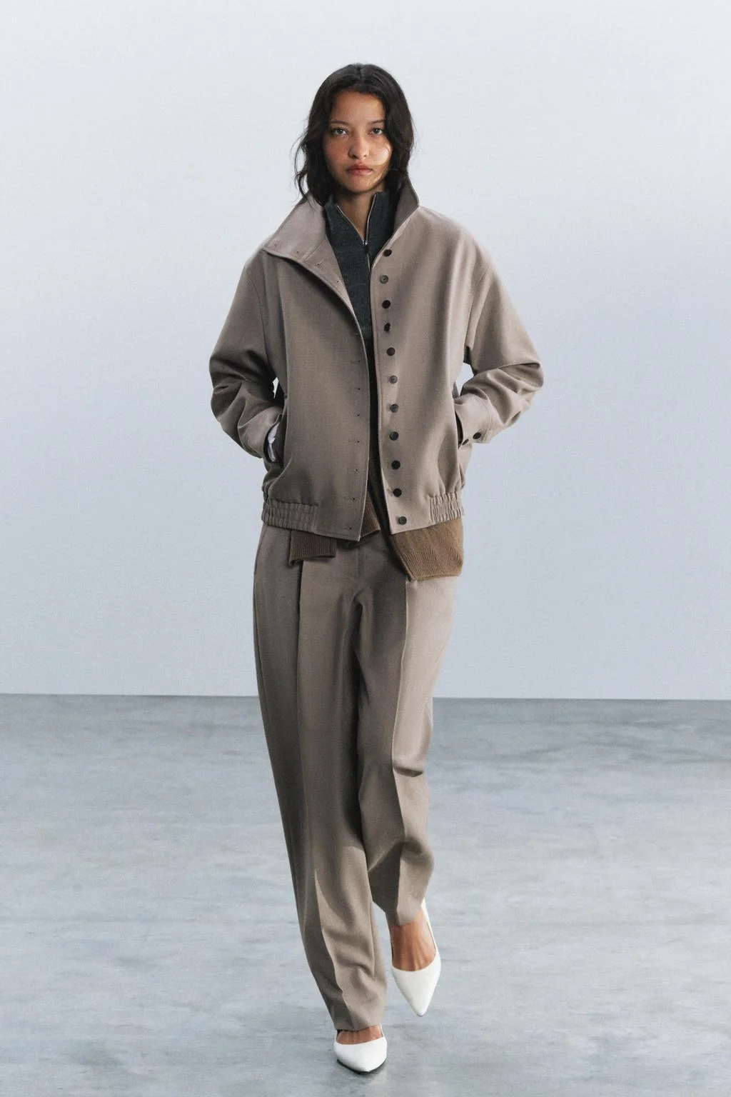 ZW COLLECTION брюки из шерстяной смеси