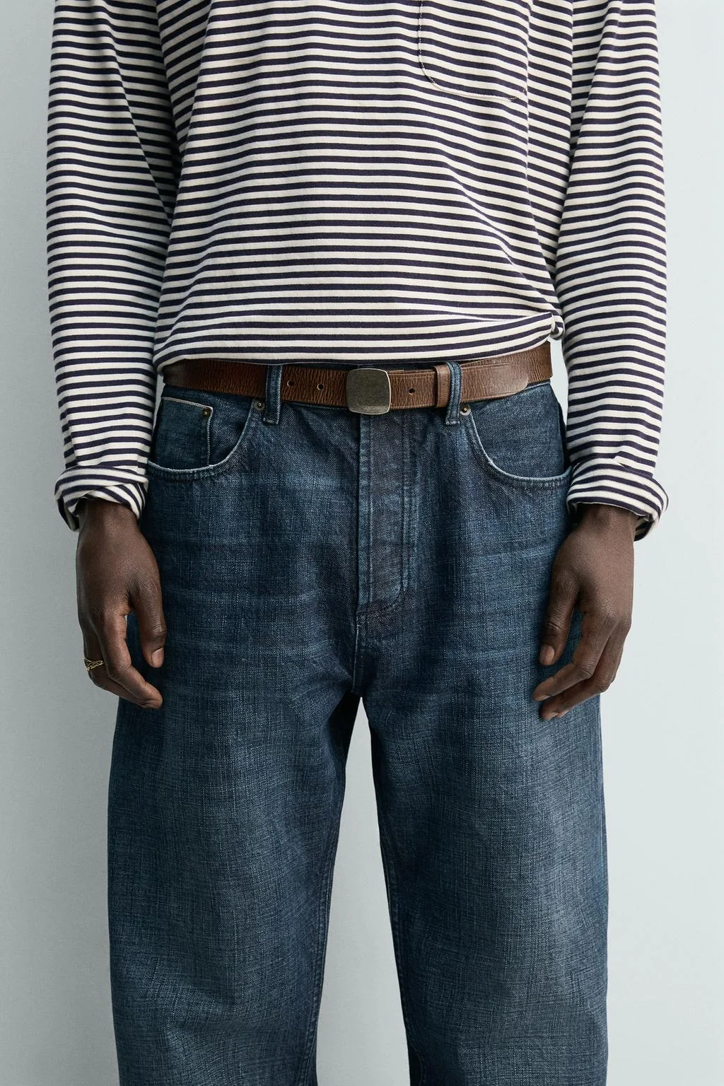 Ремень с металлической пластиной — Ремни