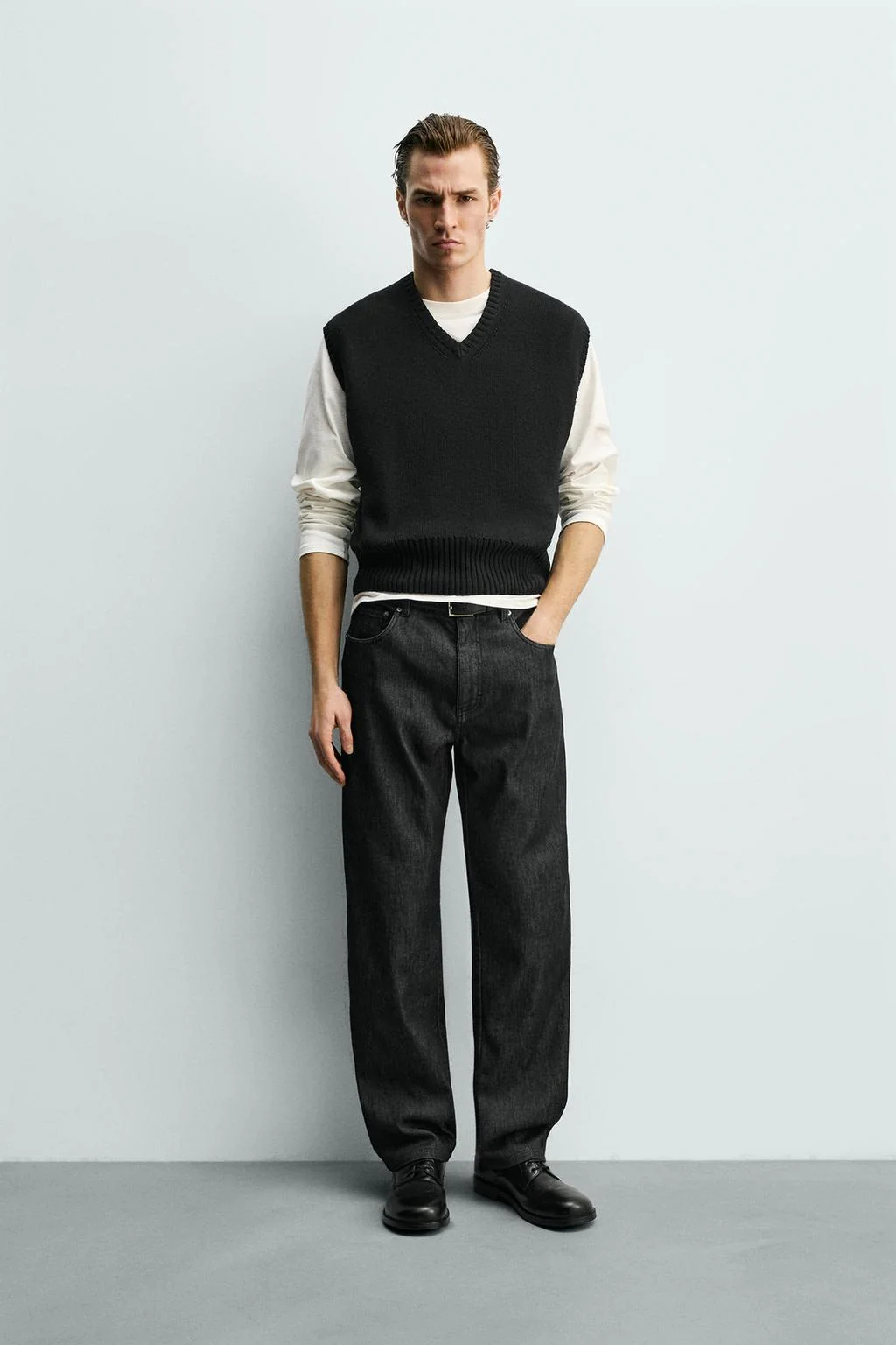 Тепловые джинсы прямого кроя