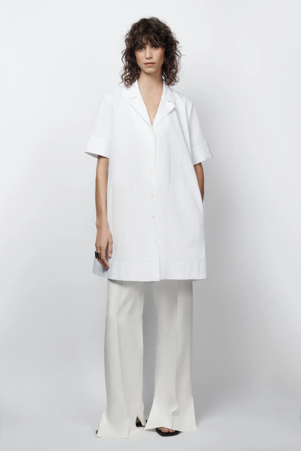 Брюки прямого кроя ZW COLLECTION — WHITE