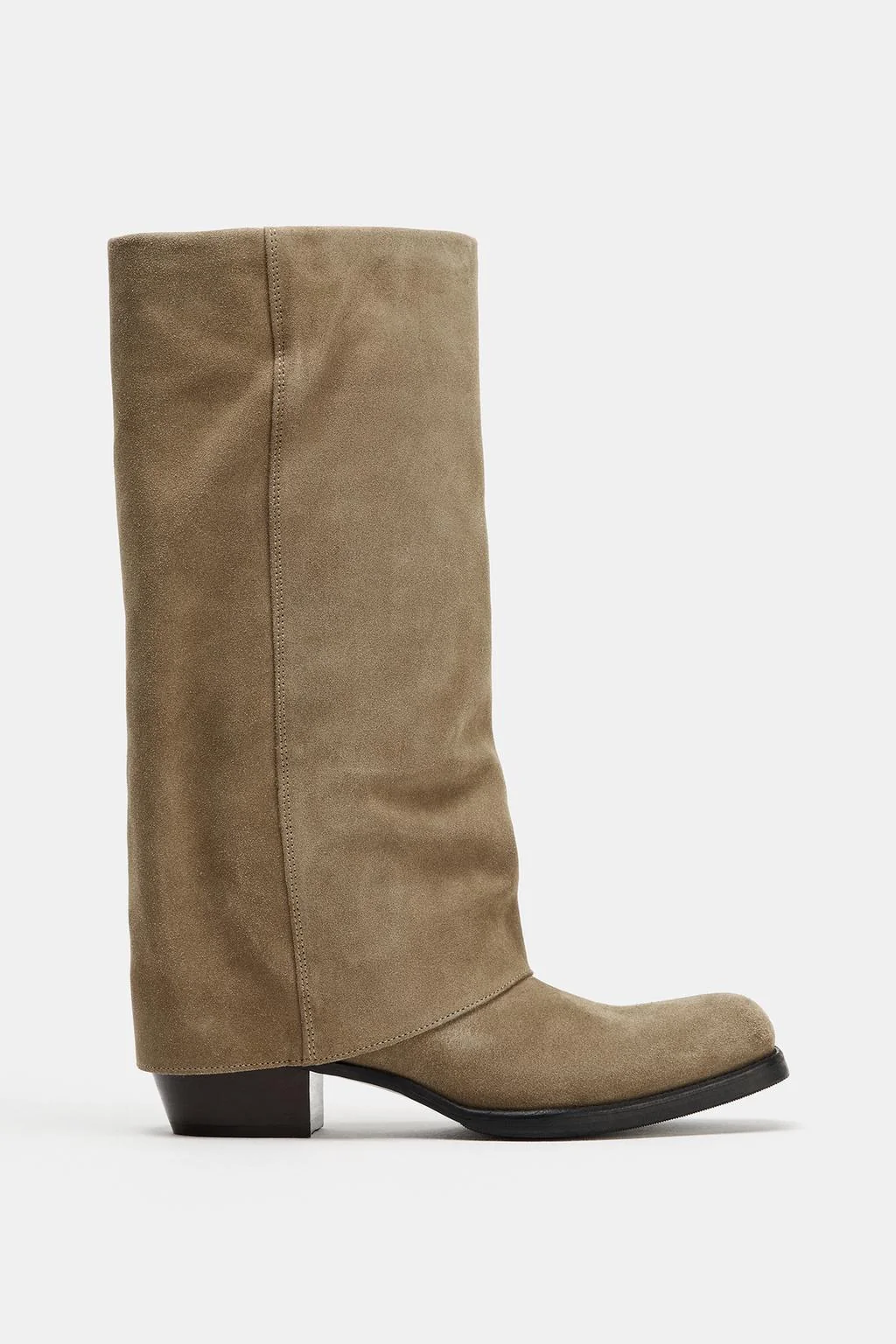 Ботинки из разрезанной замши — Обувь