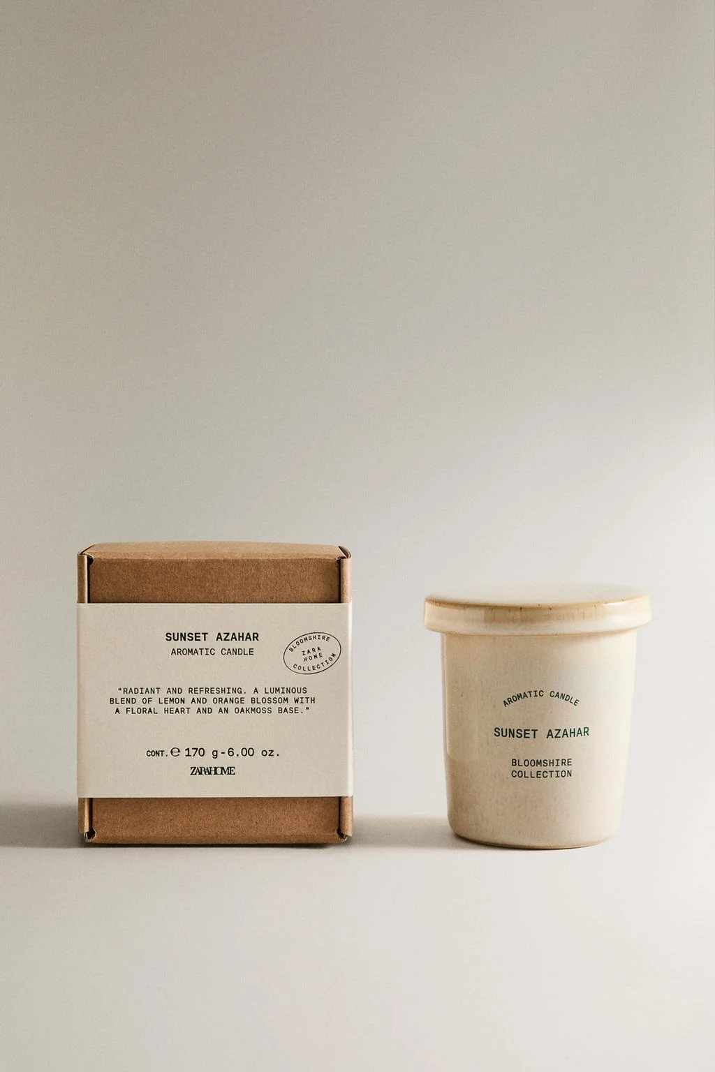 Свеча с ароматом апельсинового цвета, 170 г — Коллекция