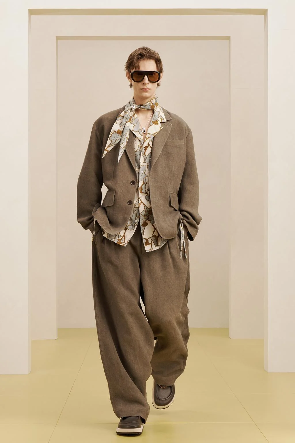 Брюки с тройной подошвой — Лён и лён-микс