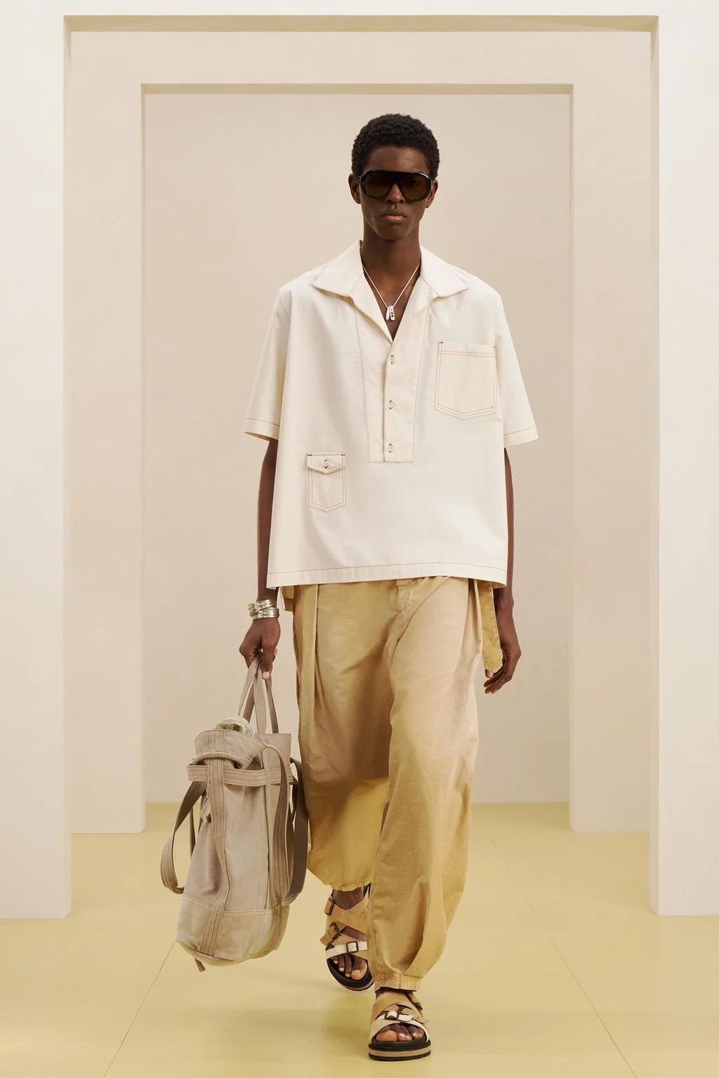 Хлопковая сумка-шоппер — Сумки и рюкзаки