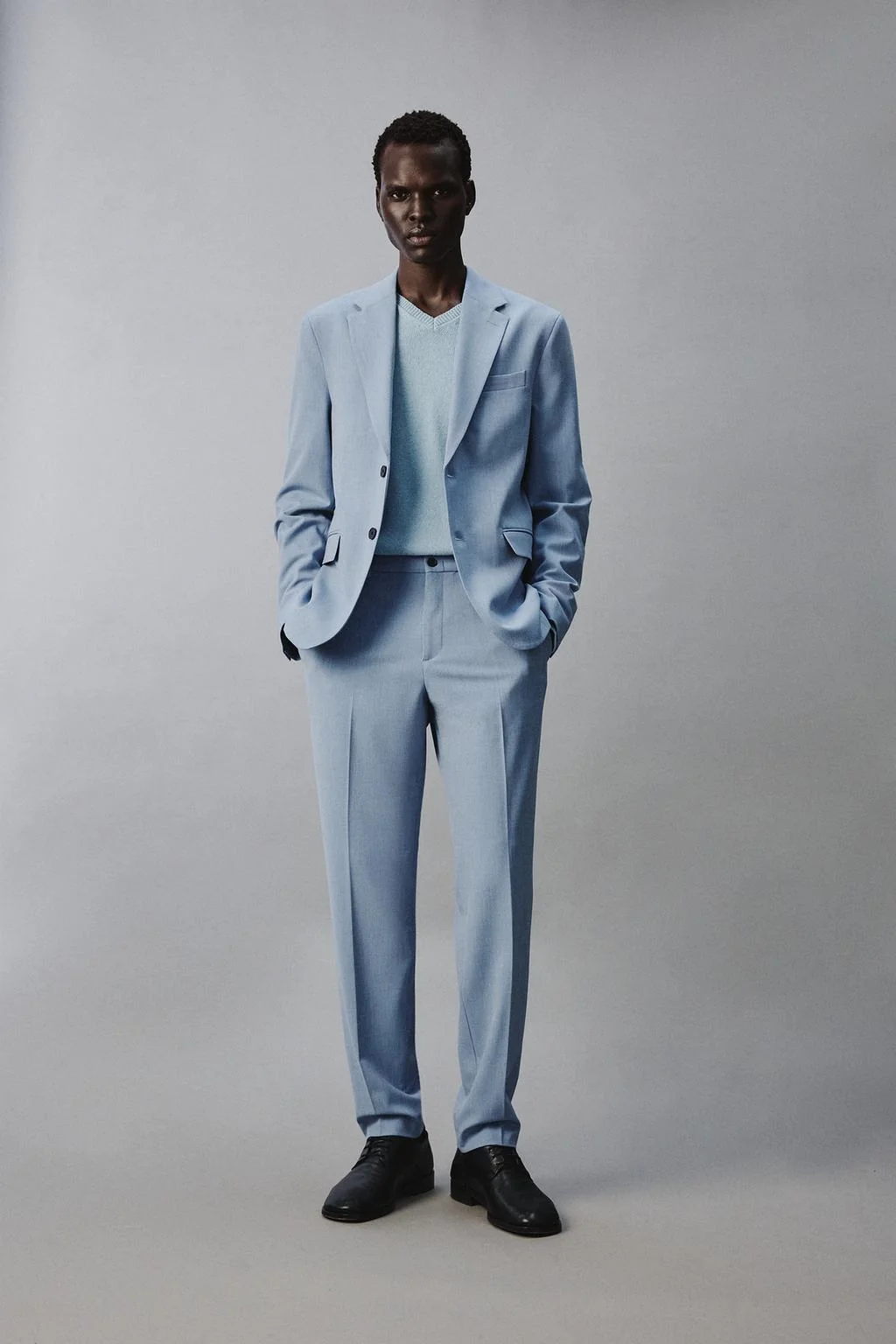 Костюмный пиджак из текстурированной ткани с комфортом