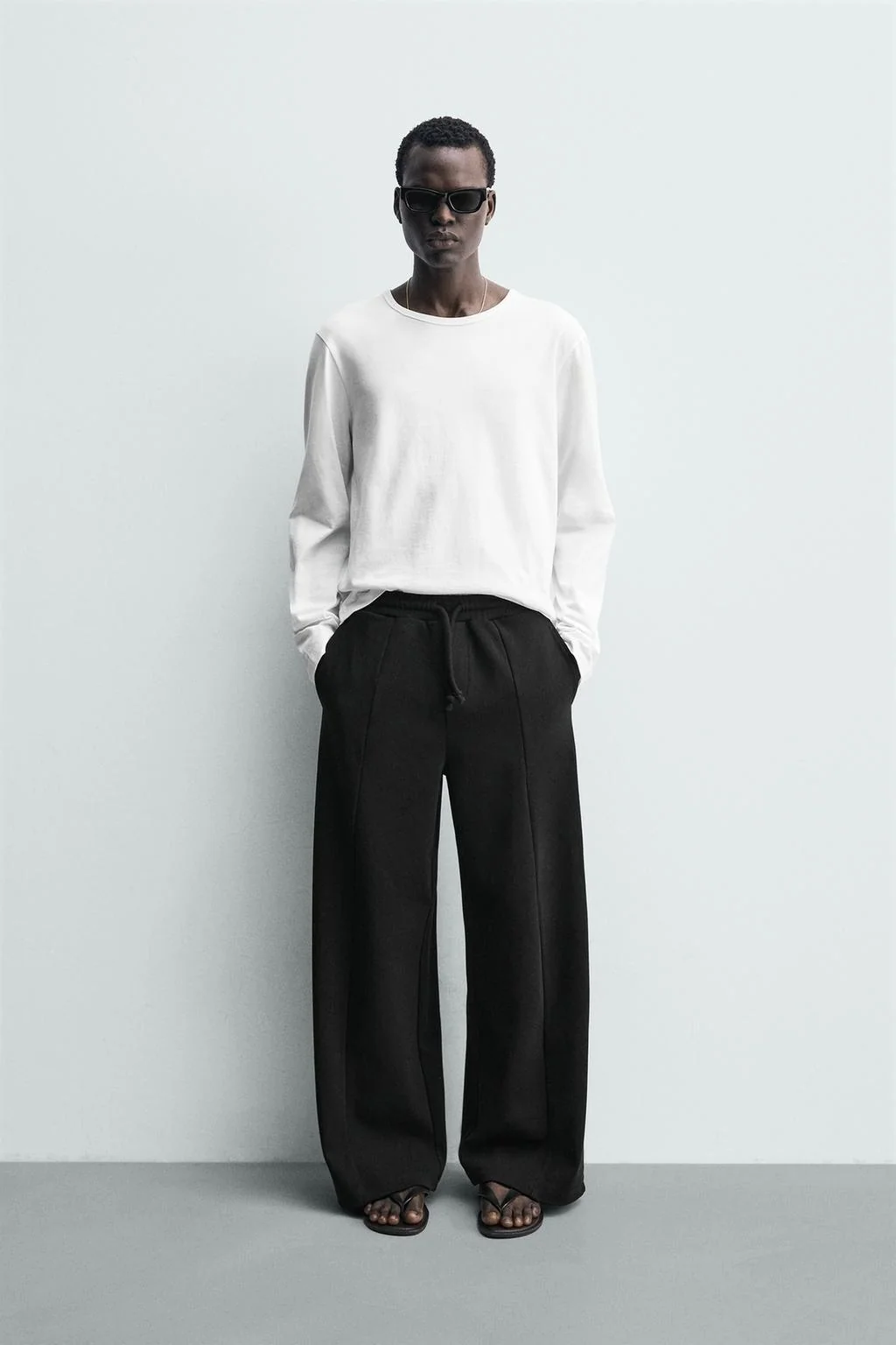 Широкие джоггеры с швами — Мужское