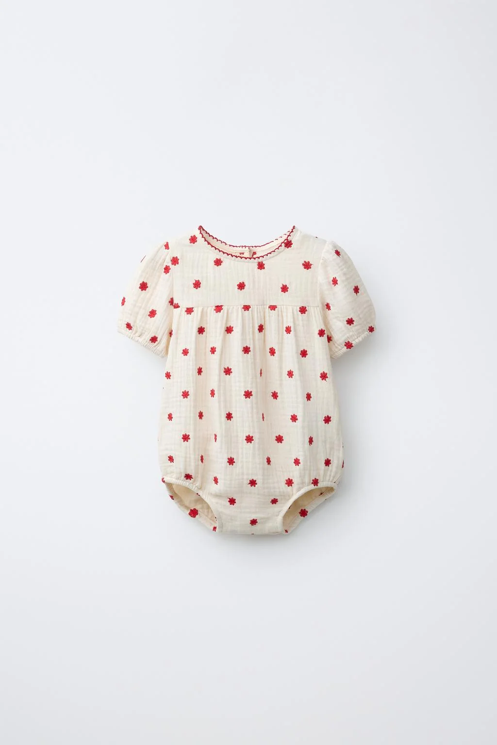 Купальник с вышитыми цветочными узорами — Детское