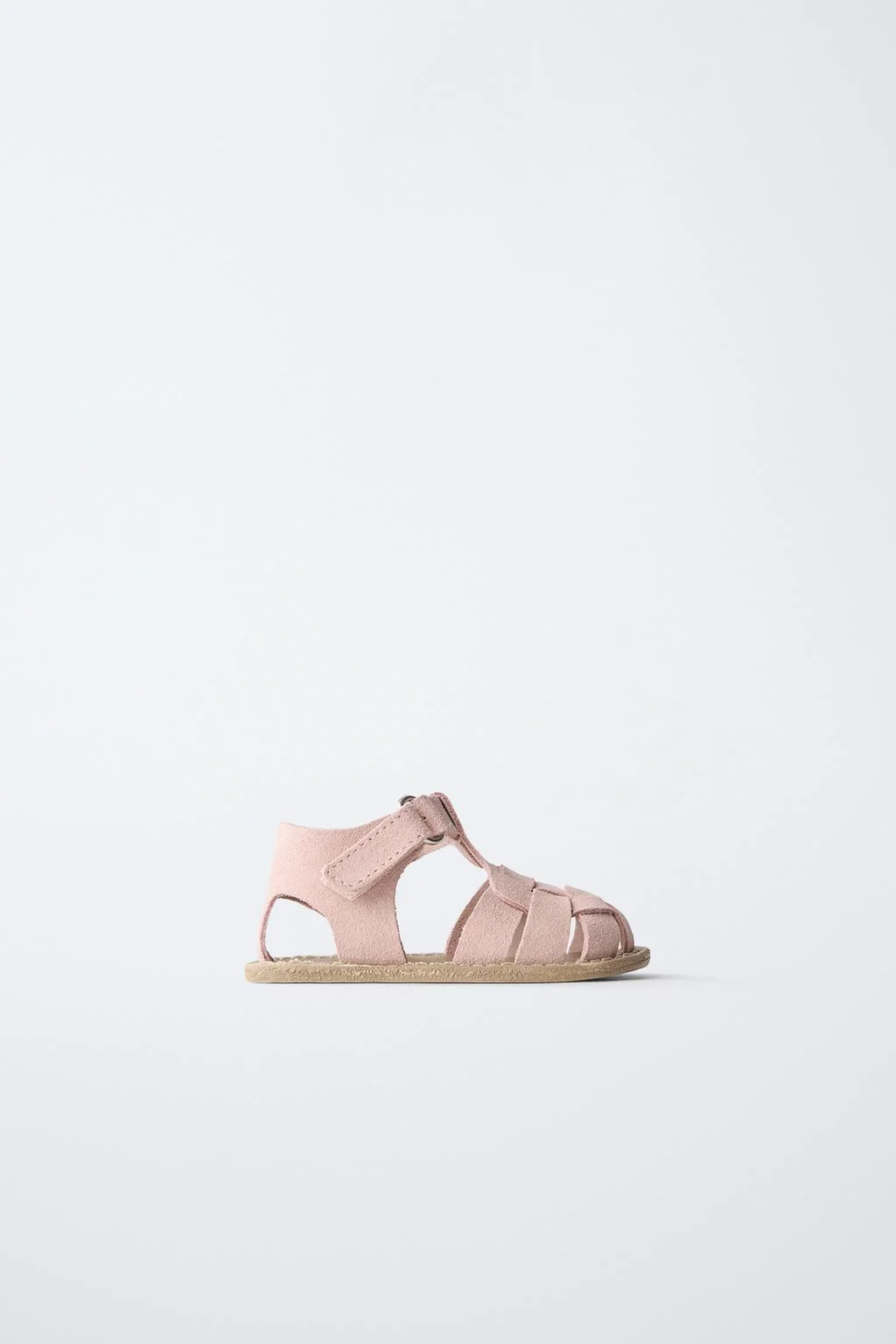 Кожаные сандалии-клетки — Детское