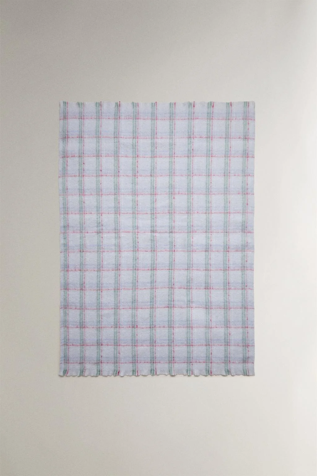 Карманное одеяло из искусственного меха с клетчатым узором для детей