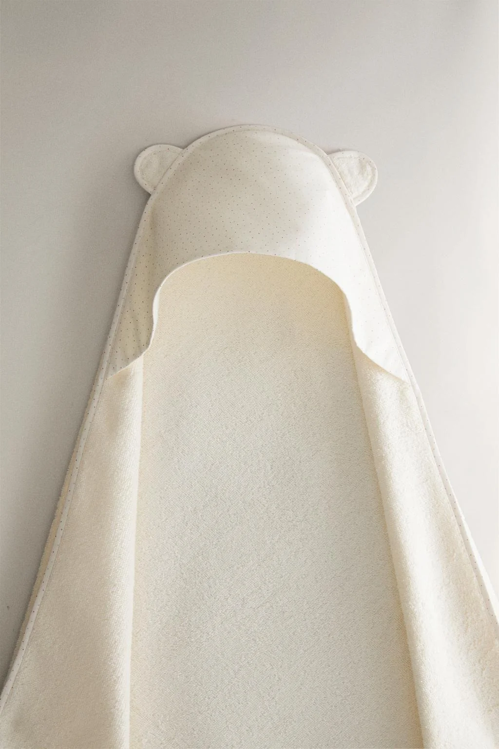 Детское хлопковое полотенце с капюшоном и ушками — Дом для детей