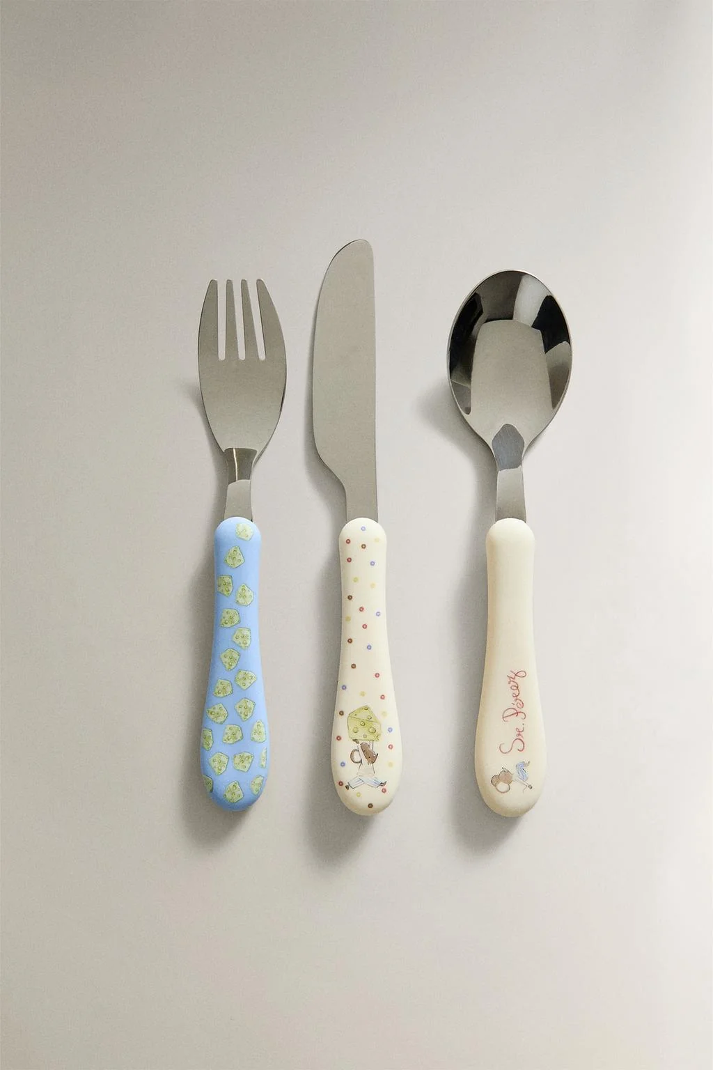 Керамический набор столовых приборов для детей с феей зубов — Зара Хоум