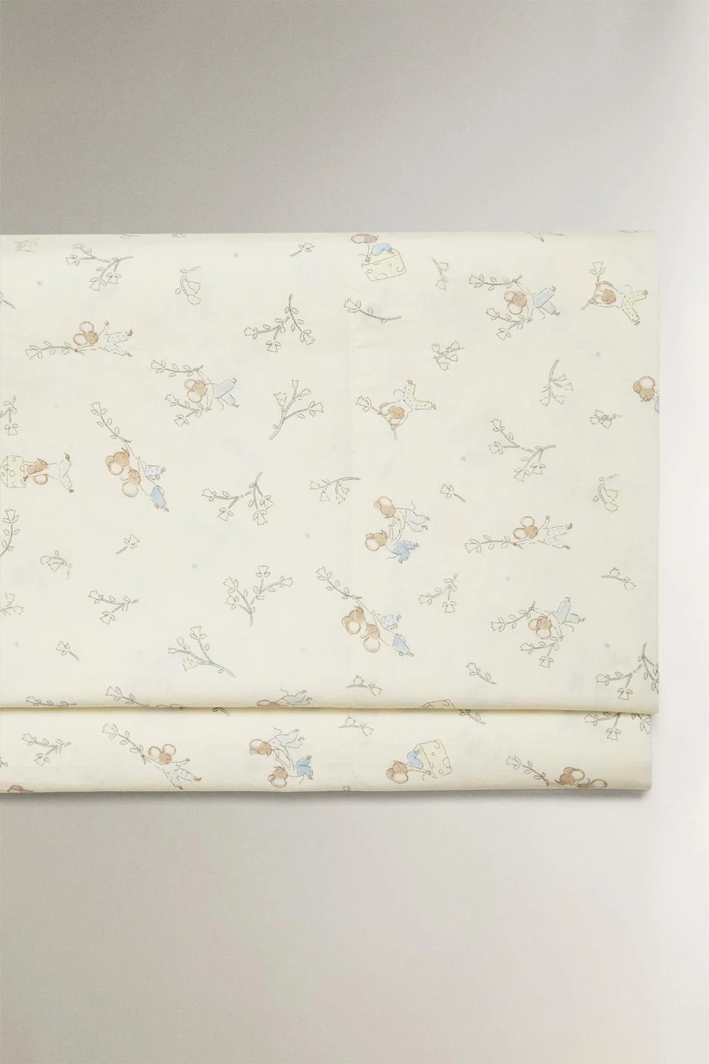 Плоская простыня для детей с изображением мышки — Зара Хоум