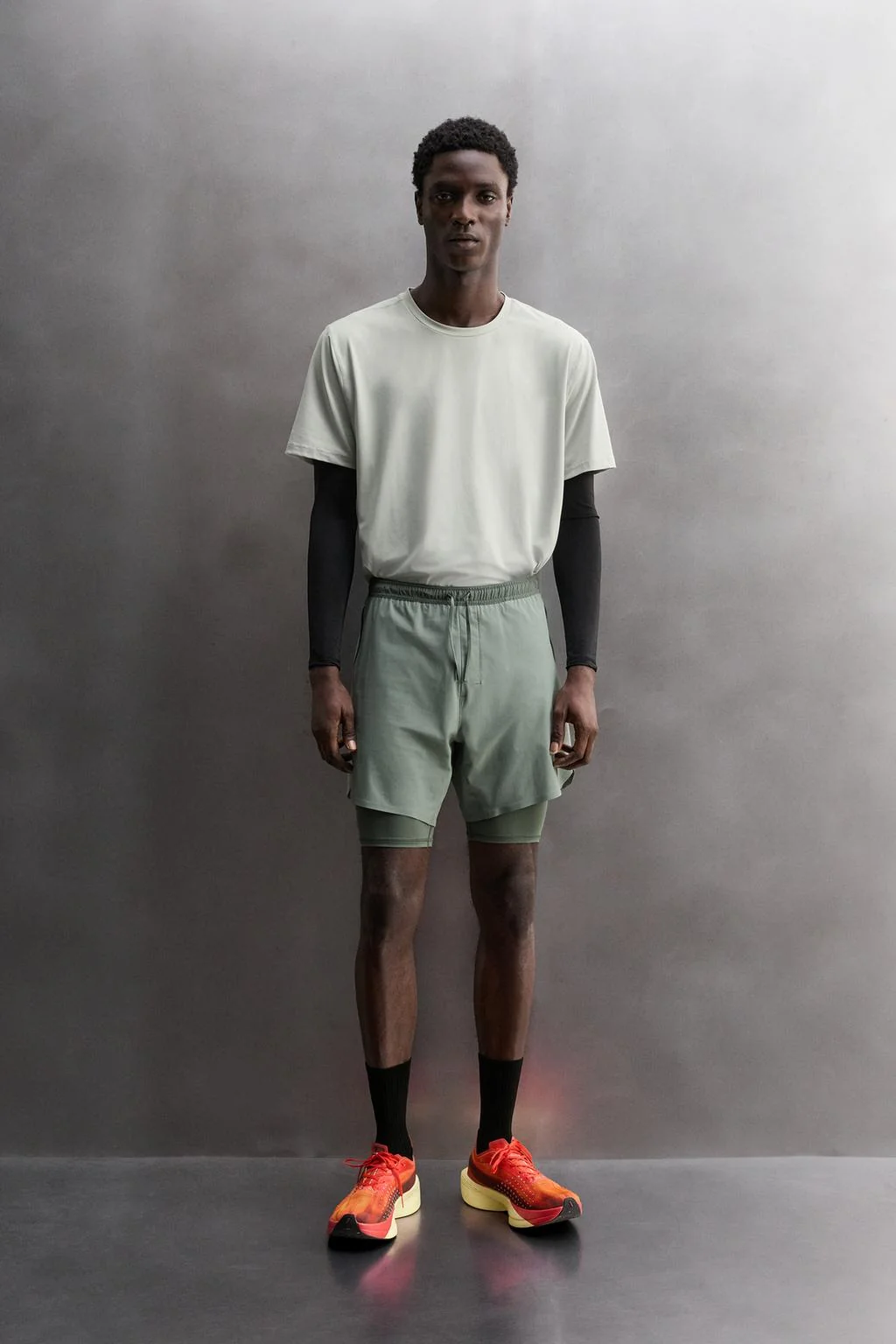 Тренировочные шорты 2 в 1