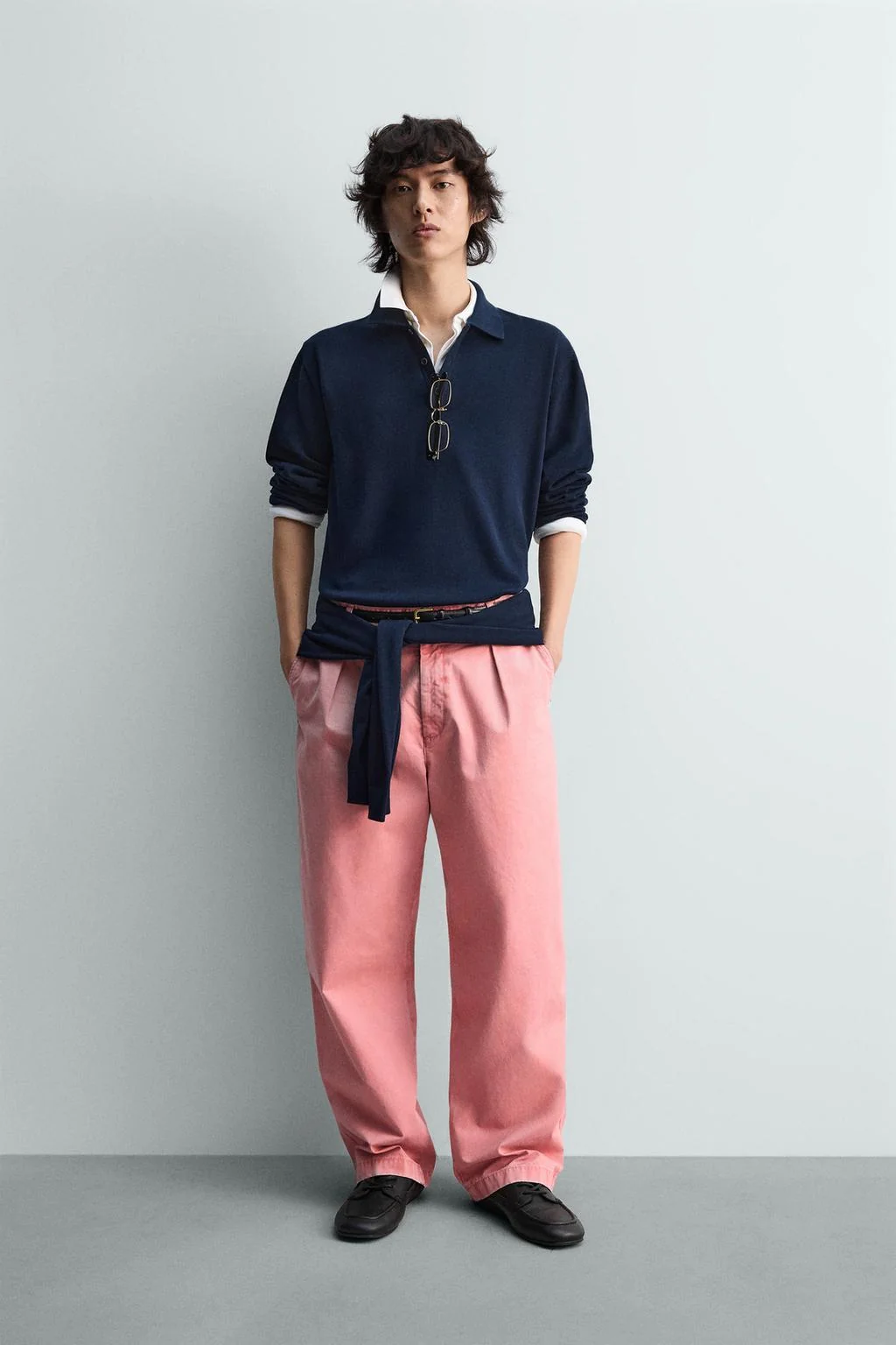 Свободного кроя трикотажная рубашка поло — Теория цветов