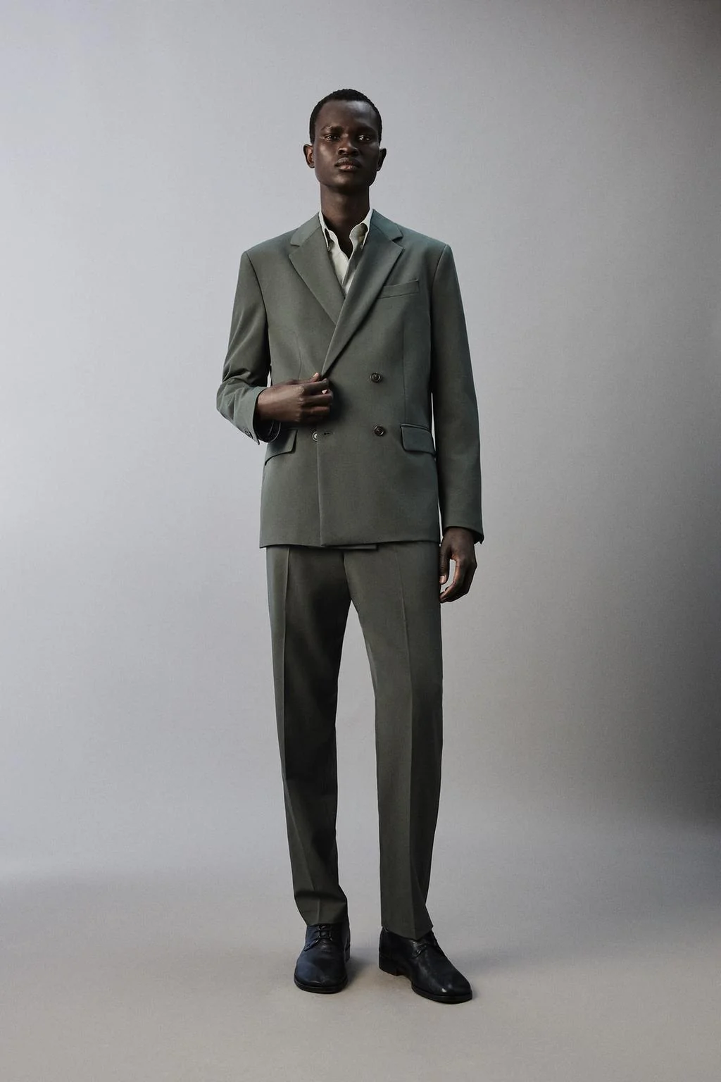 Пиджак комфорт-свит двубортный